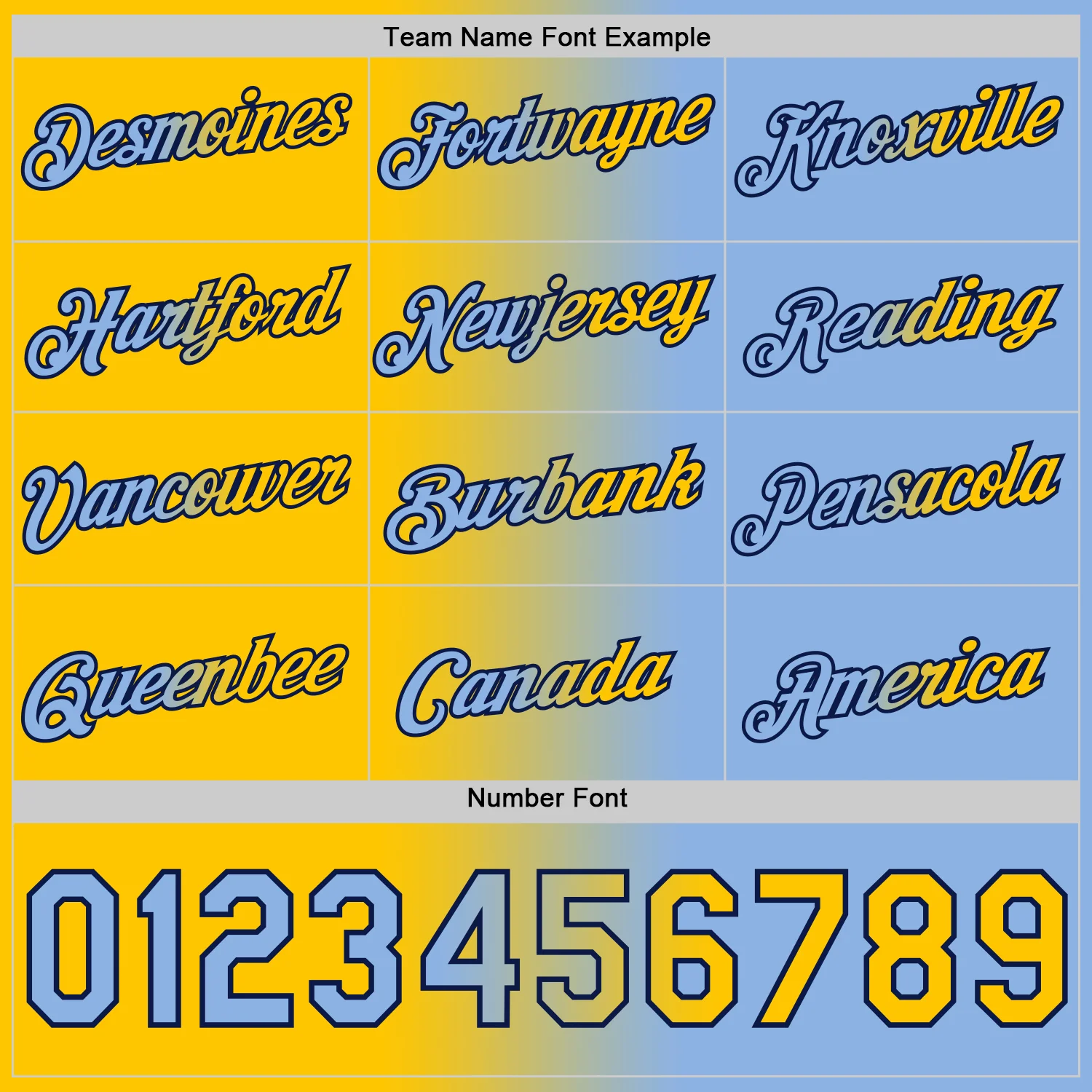 Custom Light Blue Yellow-Navy Gradient Fashion Performance T-Shirt - Image 4