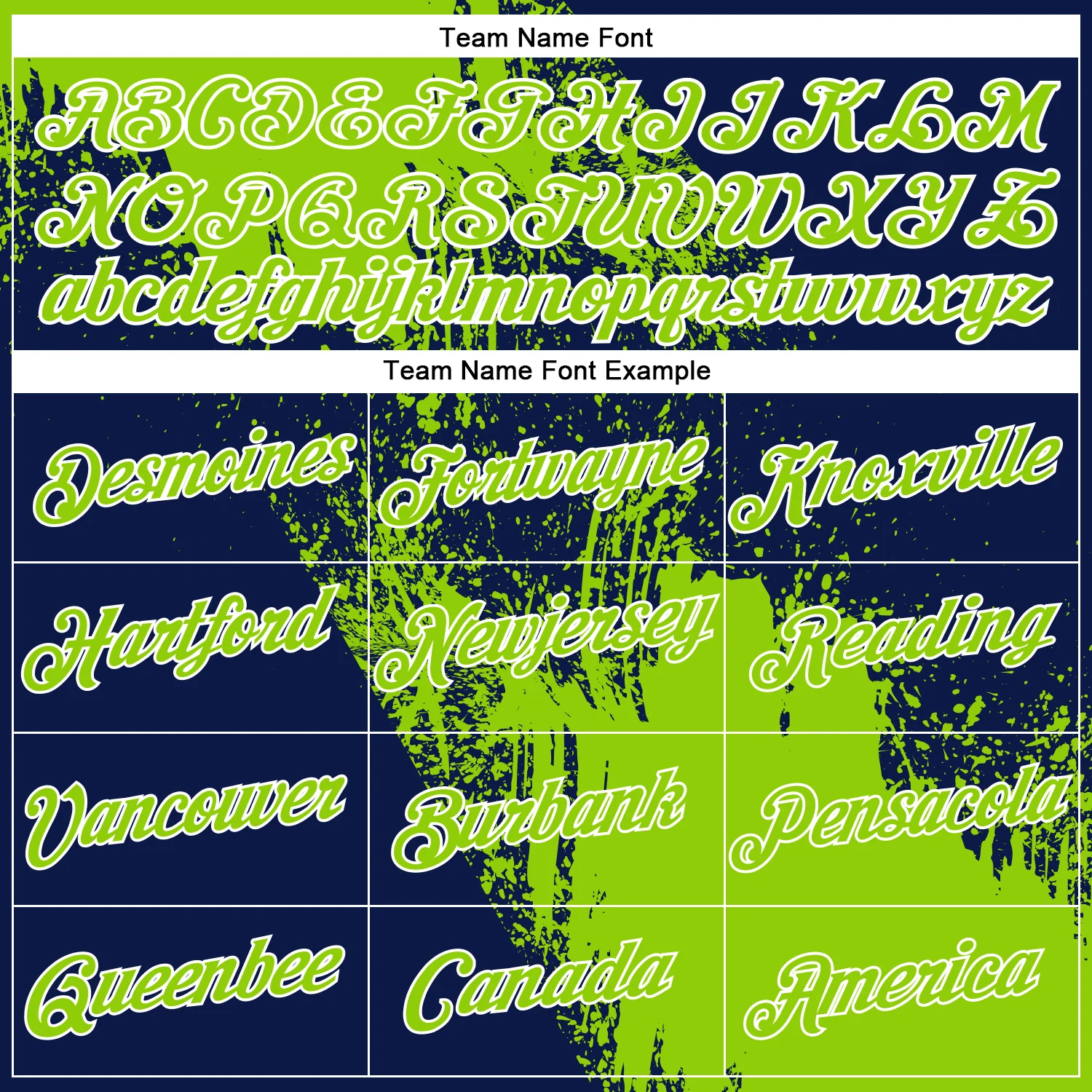 Custom Neon Green Navy-White 3D Pattern Design Abstract Brush Stroke Performance Polo Shirt - Image 5