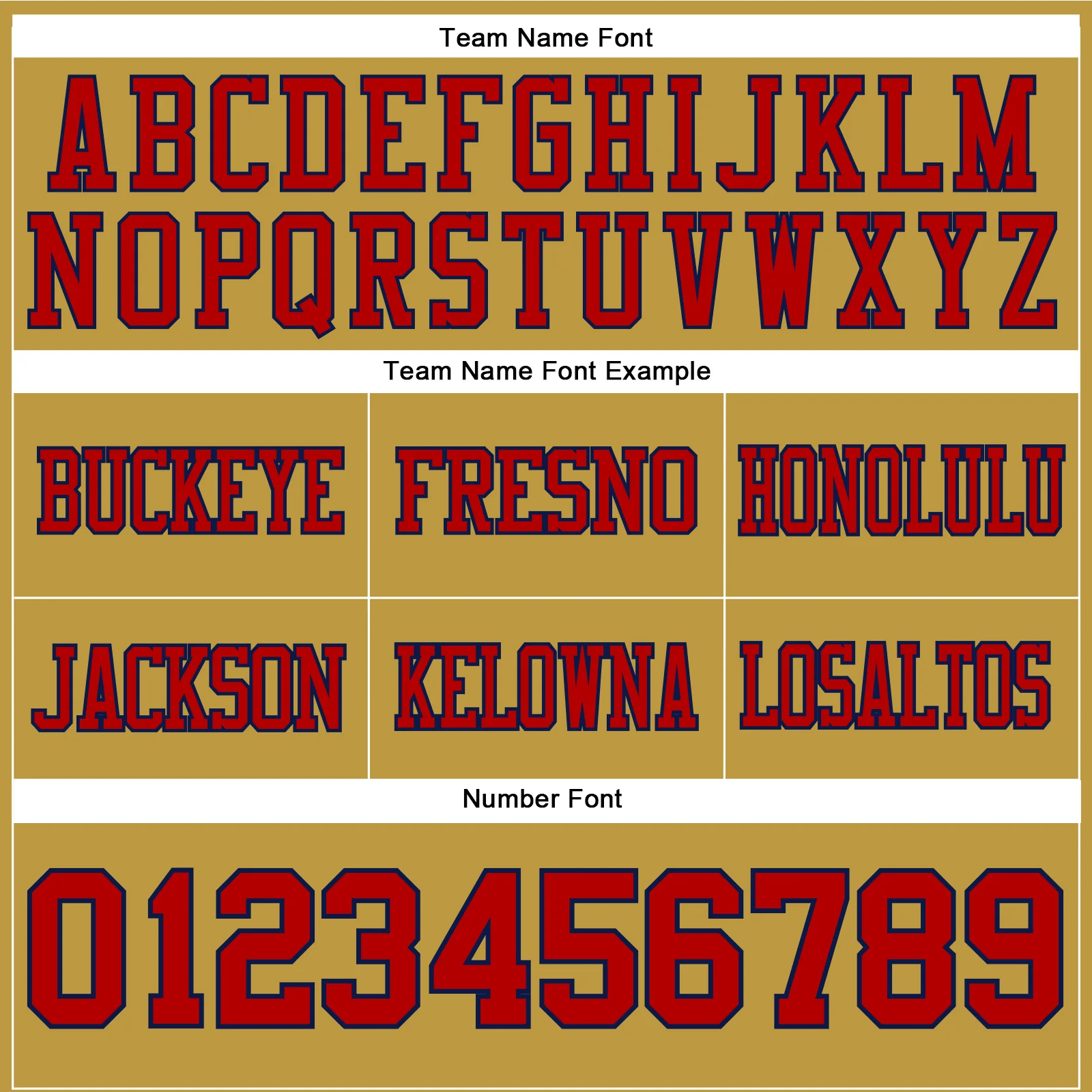 Custom Old Gold Red-Navy Authentic Football Jersey - Image 4