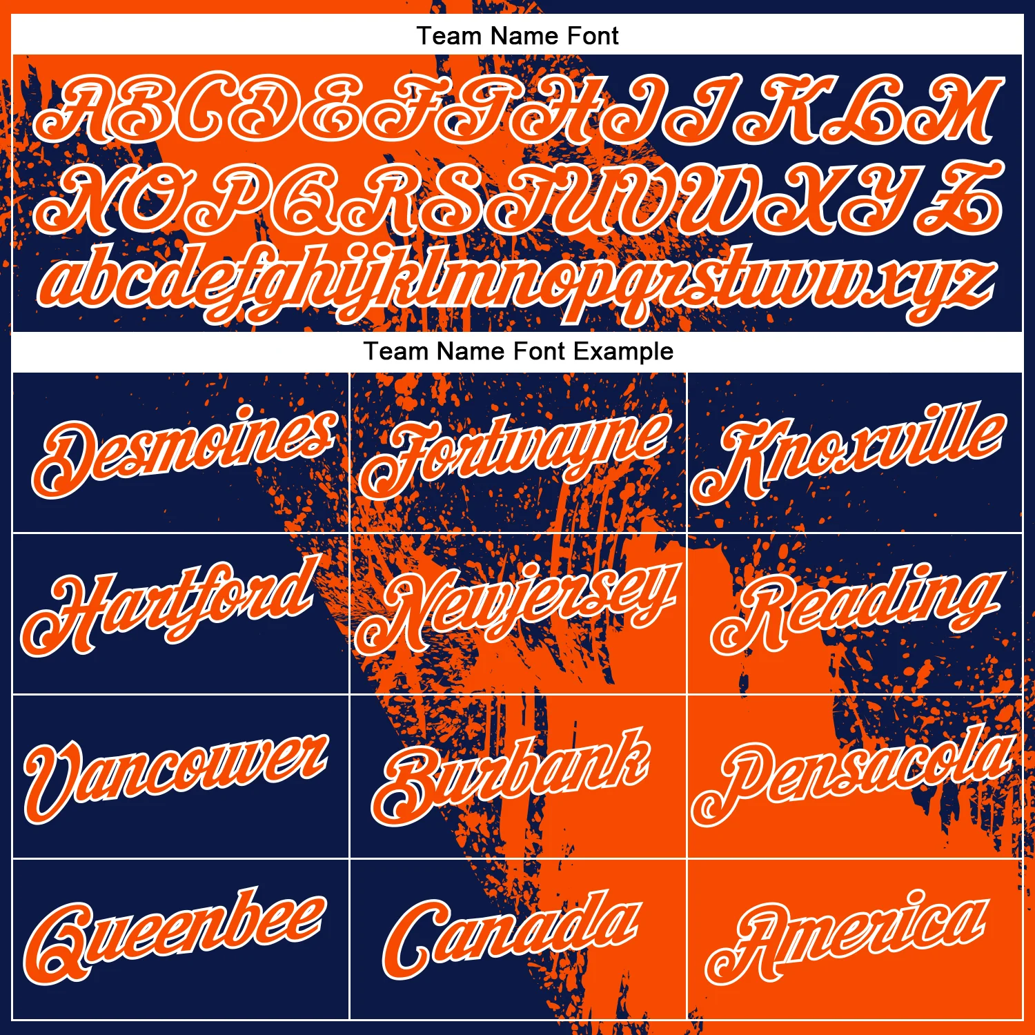 Custom Orange Navy-White 3D Pattern Design Abstract Brush Stroke Performance Polo Shirt - Image 4