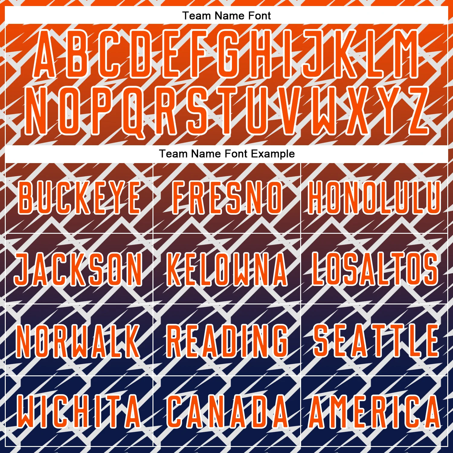 Custom Orange Navy-White Lightning Sports Sublimation Soccer Uniform Jersey - Image 5