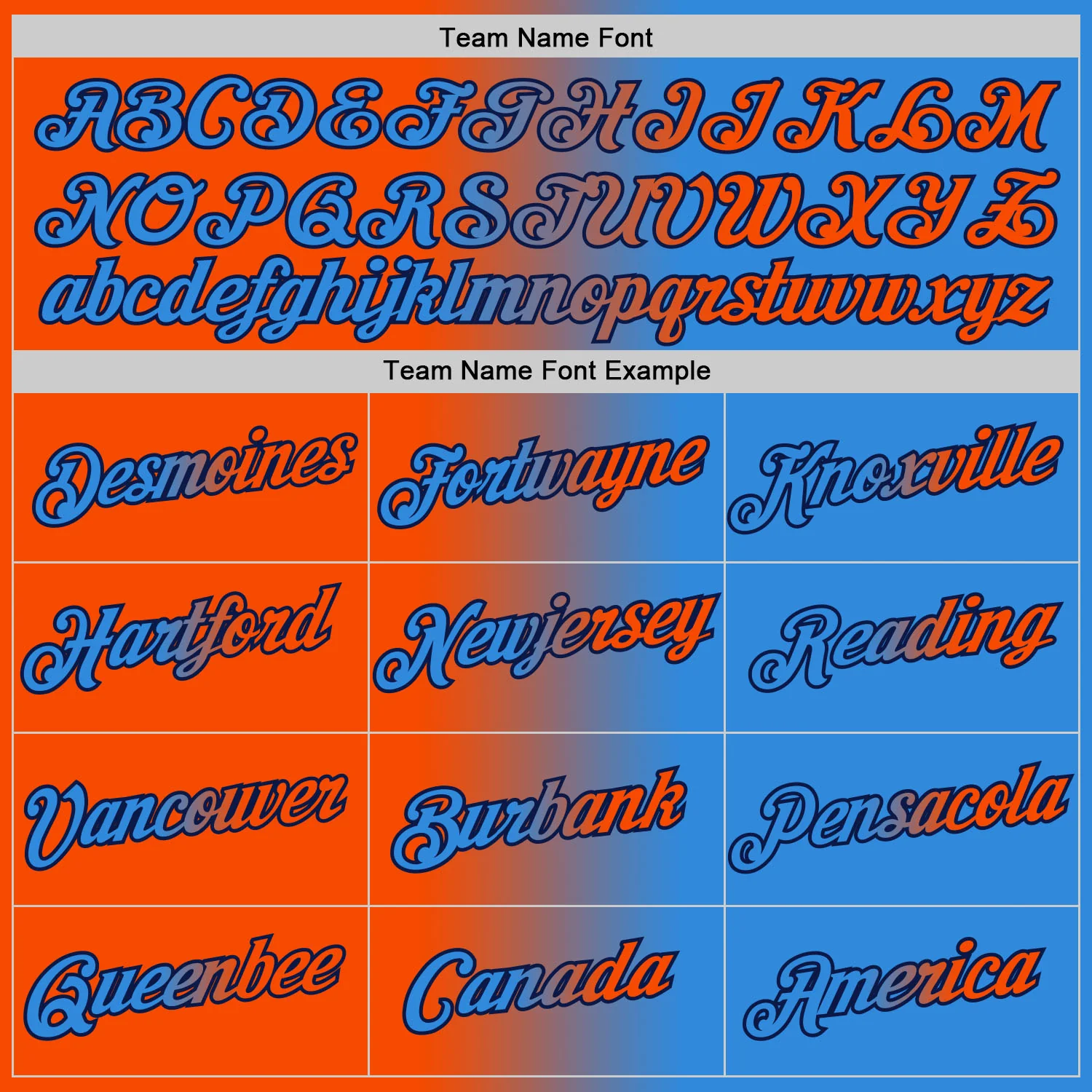Custom Powder Blue Orange-Navy Gradient Fashion Performance T-Shirt - Image 4
