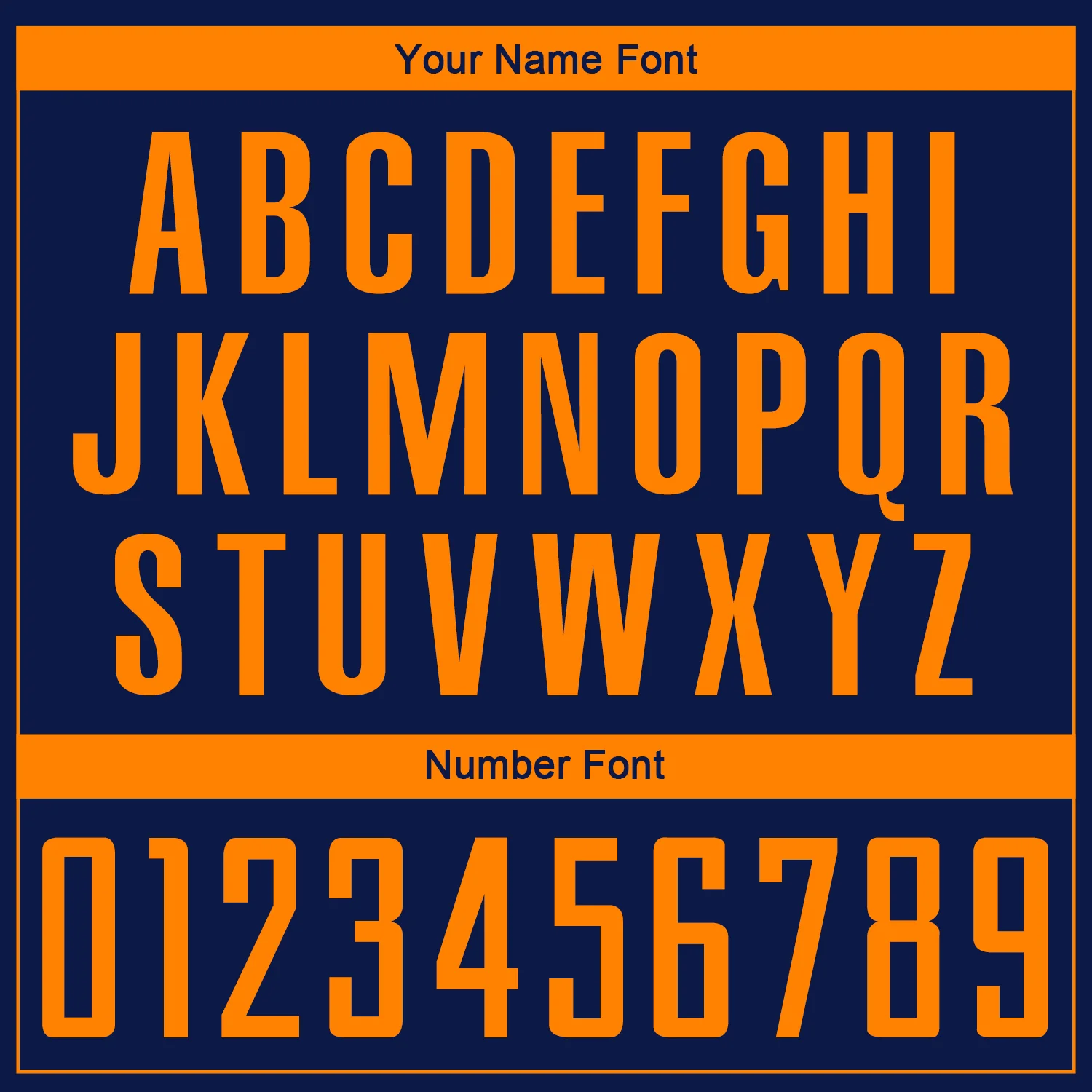 Custom Navy Bay Orange Sublimation Soccer Uniform Jersey - Image 6