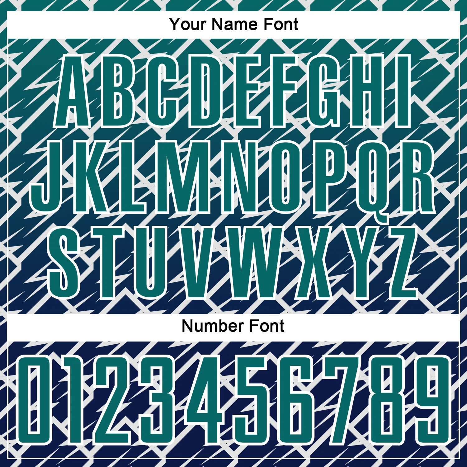 Custom Teal Navy-White Lightning Sports Sublimation Soccer Uniform Jersey - Image 6
