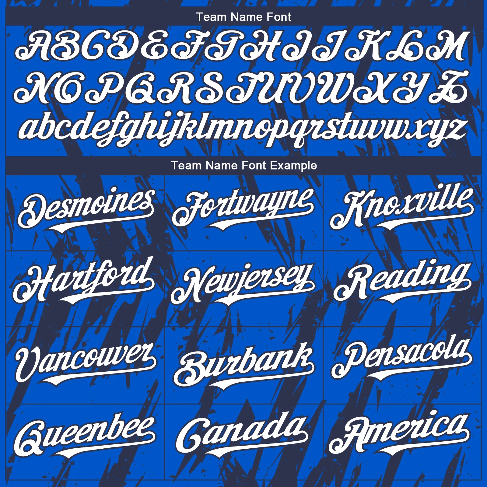 Custom Thunder Blue White-Navy Splatter Torn Sharp Brush Stroke Authentic Baseball Jersey - Image 4
