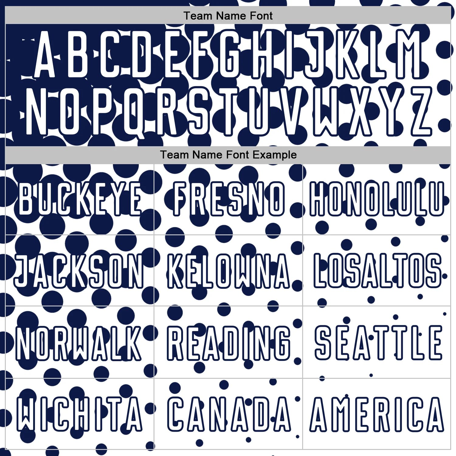 Custom White Navy Modern Polka Dot Sublimation Soccer Uniform Jersey - Image 5