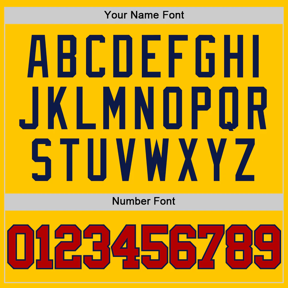 Custom Yellow Red-Navy Authentic Basketball Jersey - Image 4