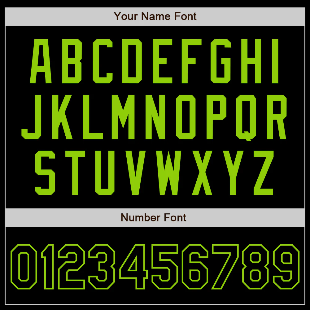 Custom Black Neon Green Authentic Baseball Jersey - Image 8