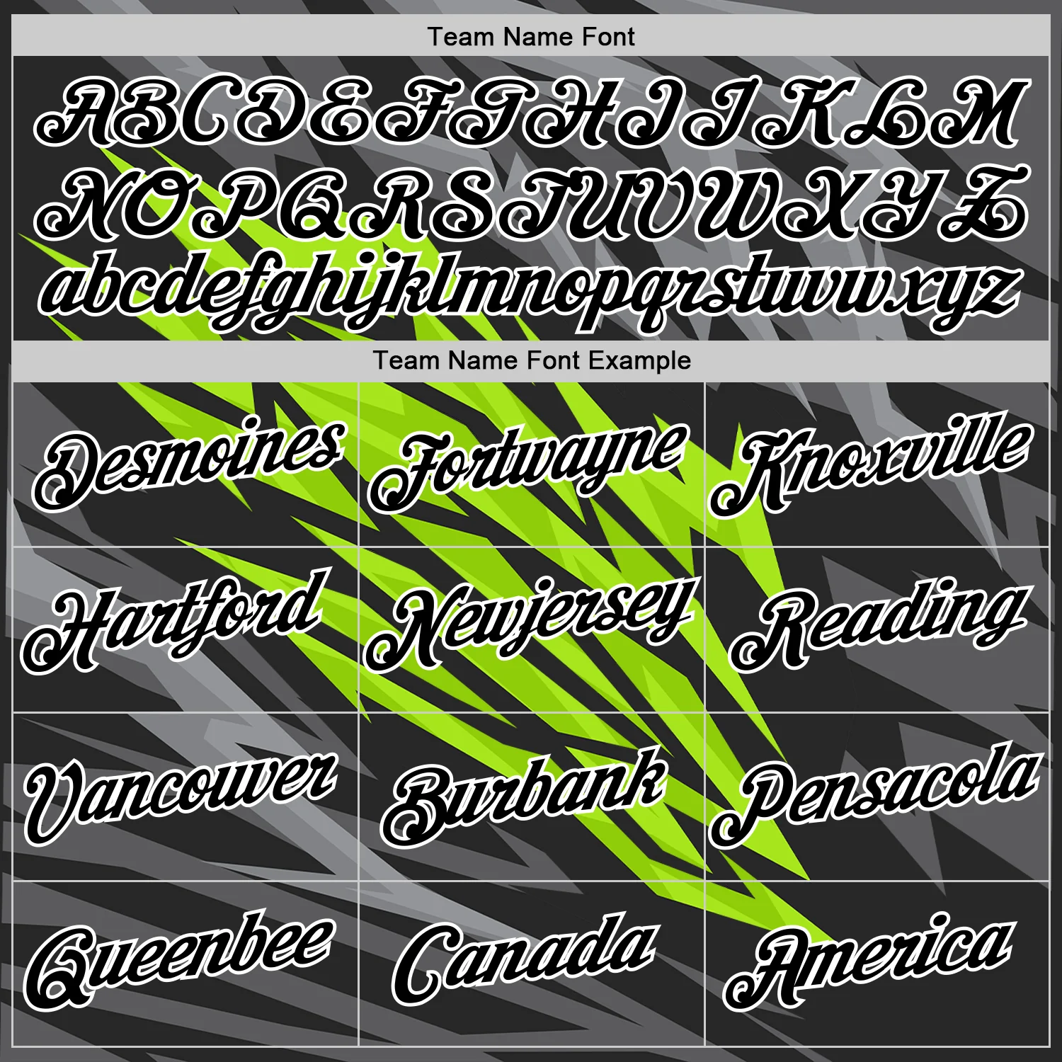Custom Black Neon Green-Steel Gray 3D Esports Performance T-Shirt - Image 3