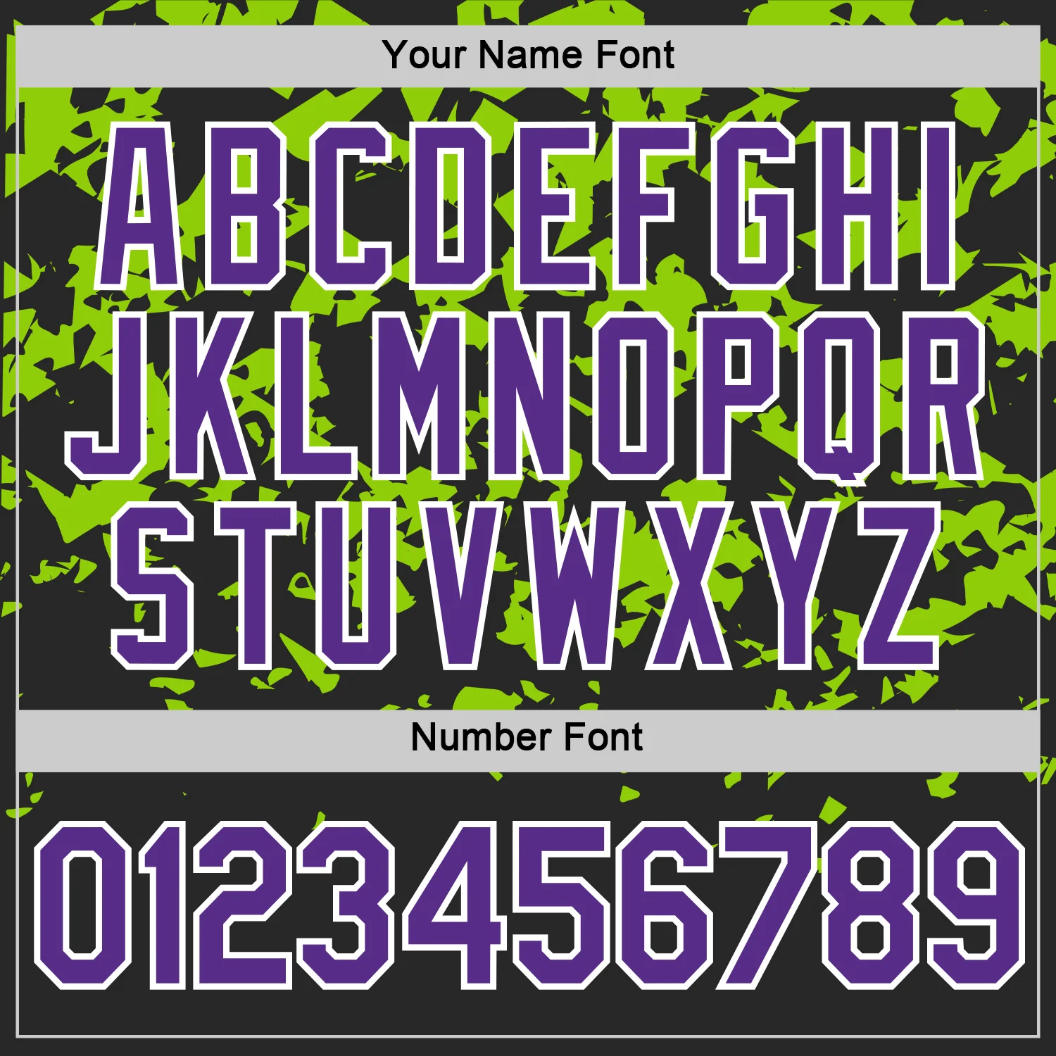 Custom Black Purple-Neon Green 3D Esports Performance T-Shirt - Image 4