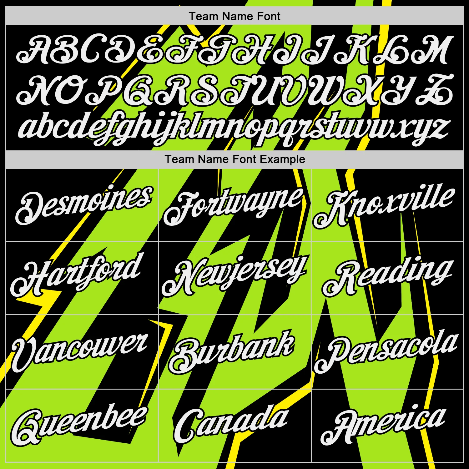 Custom Black Neon Green-Light Yellow 3D Esports Performance T-Shirt - Image 3
