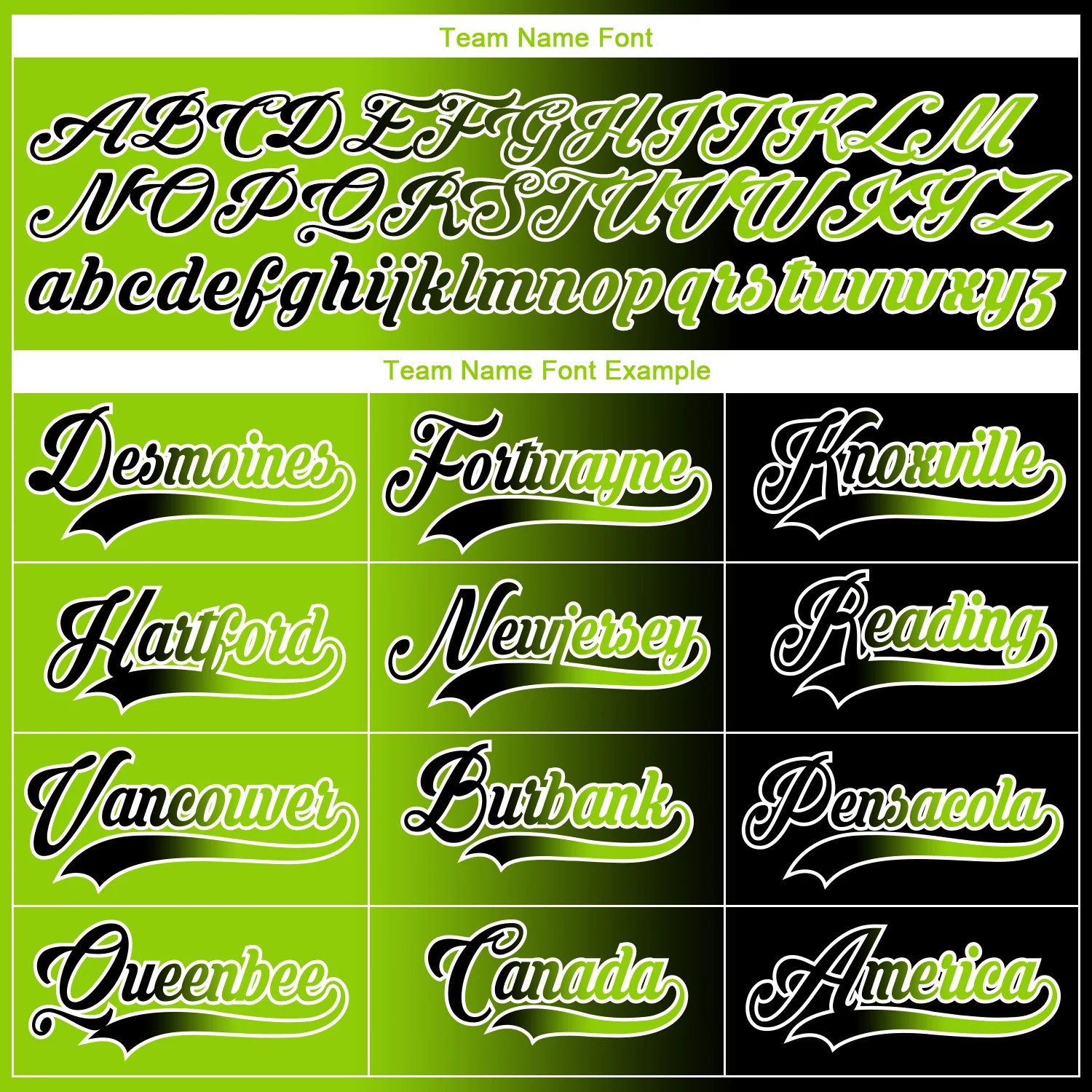 Custom Black Neon Green-White Gradient Fashion Hockey Lace Neck Jersey - Image 6