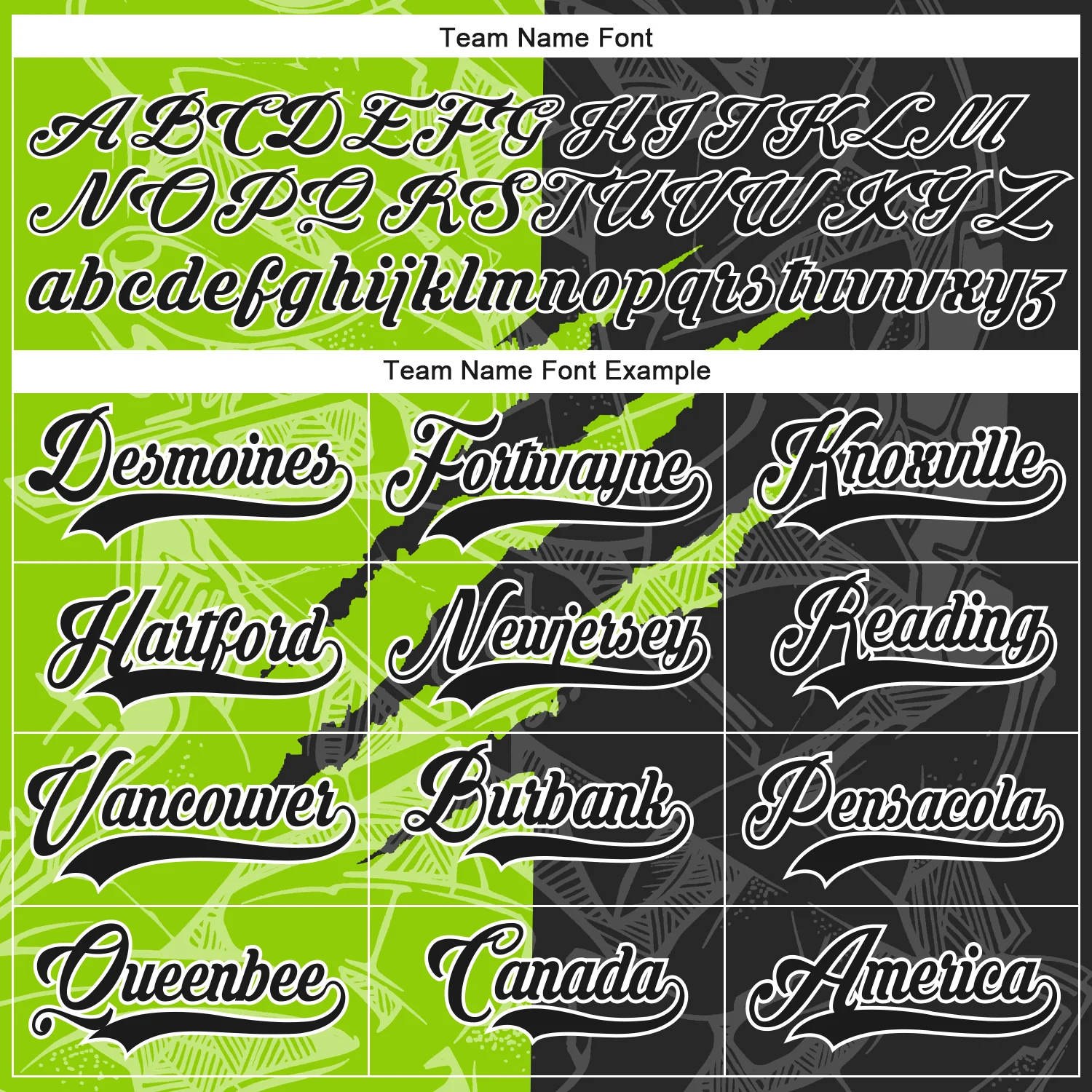 Custom Black Neon Green-White 3D Pattern Gradient Fashion Scratch Hockey Lace Neck Jersey - Image 4