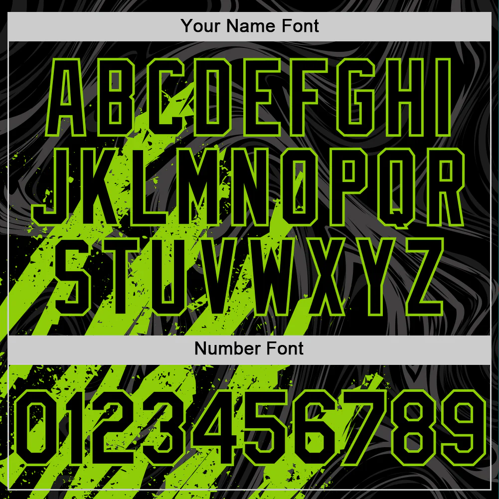 Custom Black Neon Green Splash Bomber Full-Snap Varsity Letterman Hoodie Jacket - Image 6