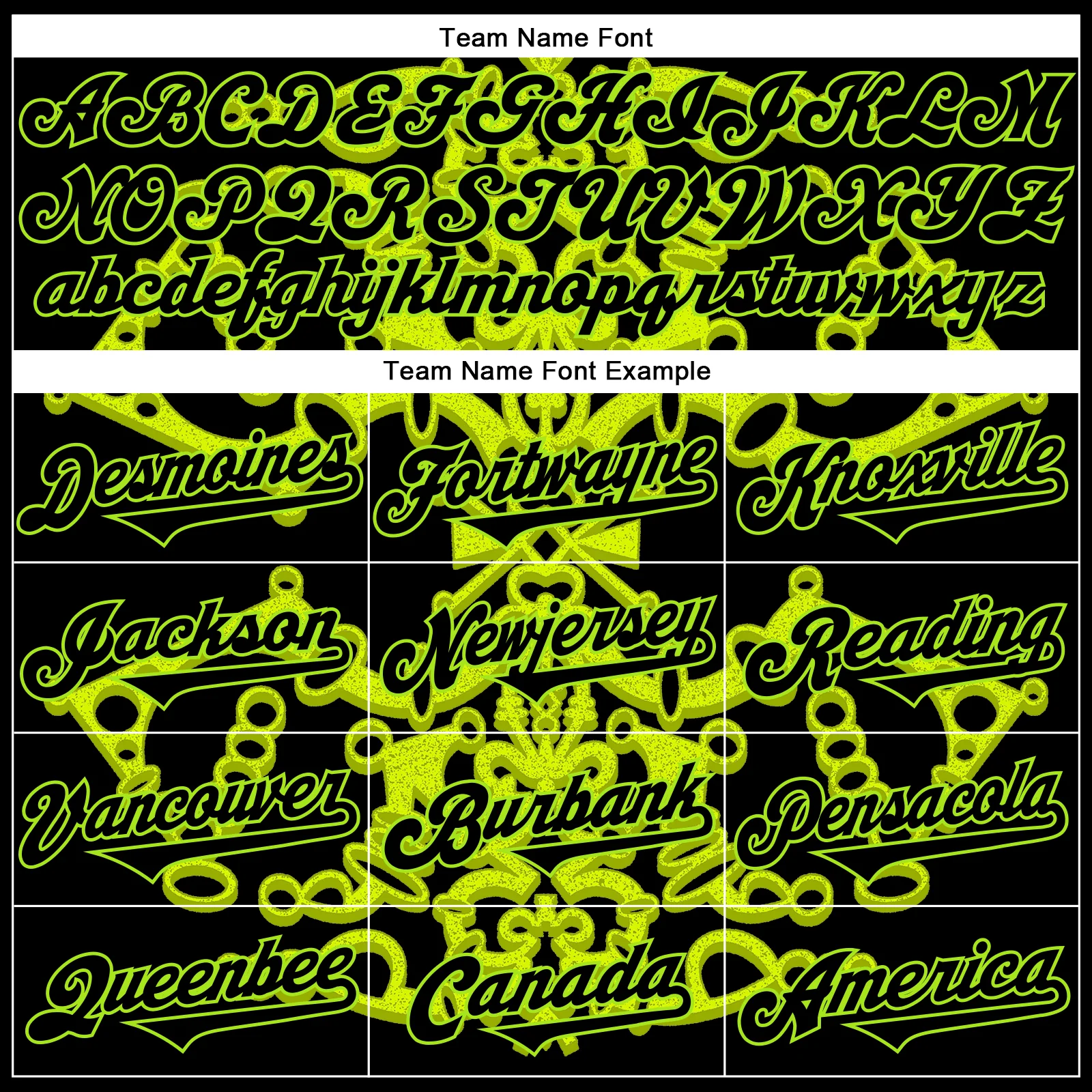 Custom Black Neon Green 3D KYLMAX HUBTUHAN Authentic Baseball Jersey - Image 4