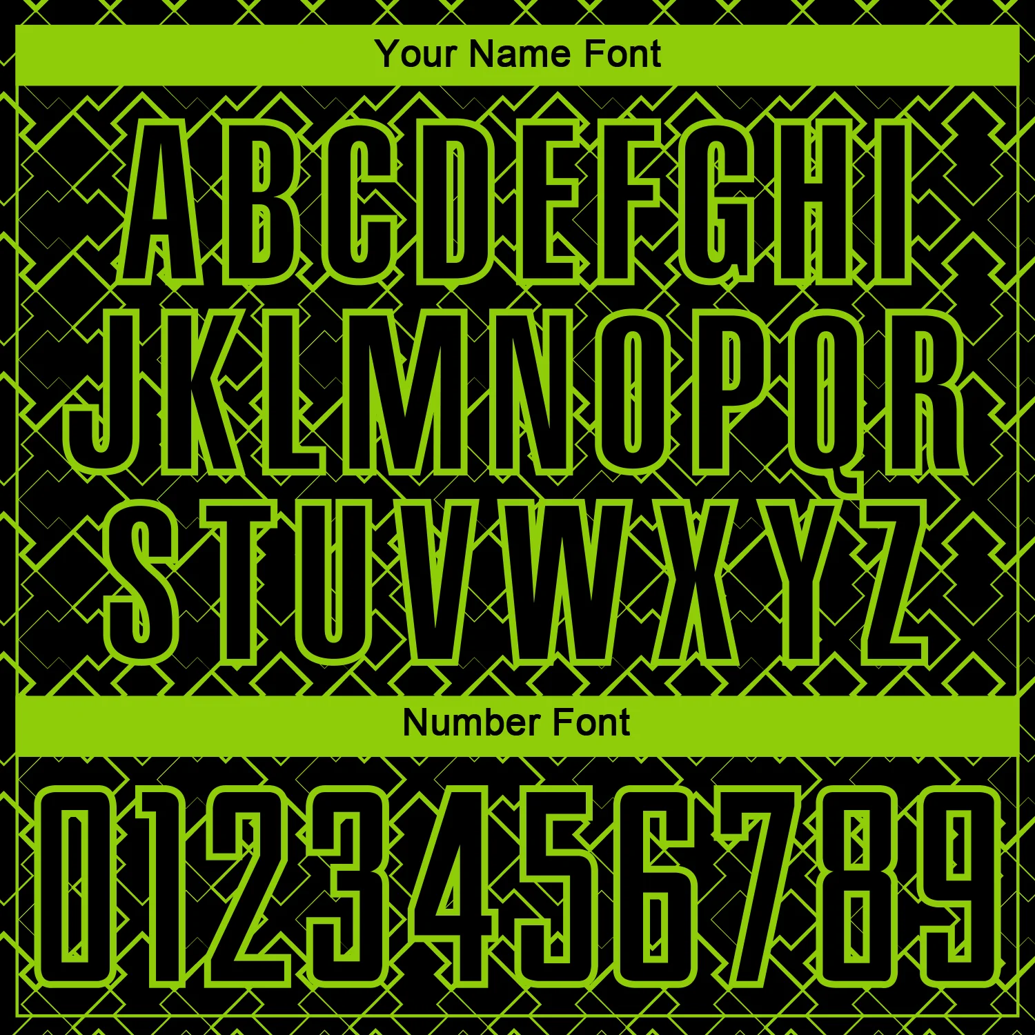 Custom Black Neon Green Geometric Shape Sublimation Soccer Uniform Jersey - Image 6