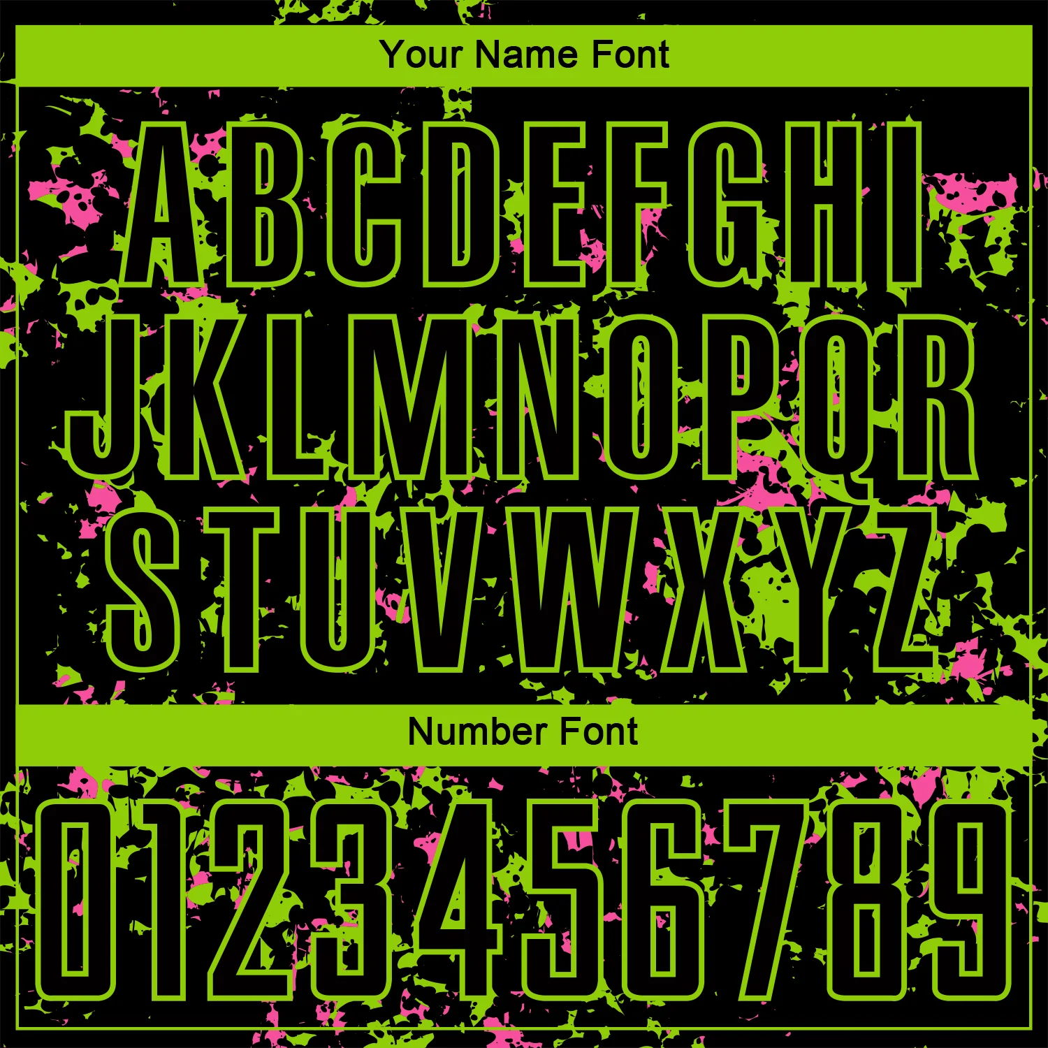 Custom Black Neon Green-Pink Abstract Fragment Art Sublimation Soccer Uniform Jersey - Image 6