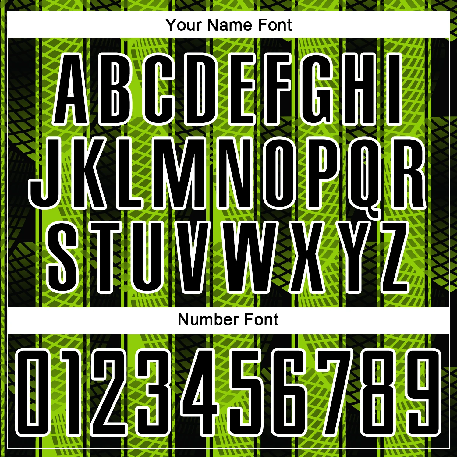 Custom Black Neon Green-White Abstract Network Sublimation Soccer Uniform Jersey - Image 6