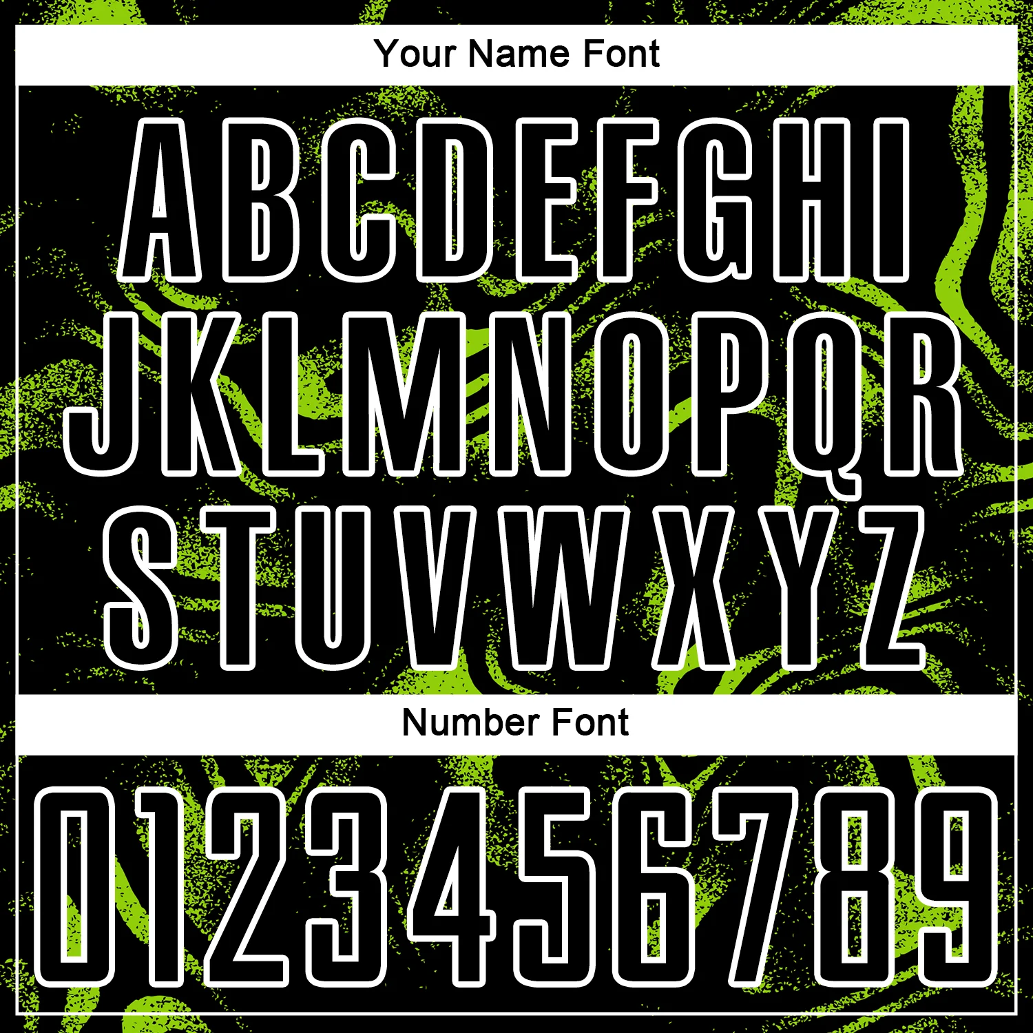 Custom Black Neon Green-White Abstract Liquid Sublimation Soccer Uniform Jersey - Image 6