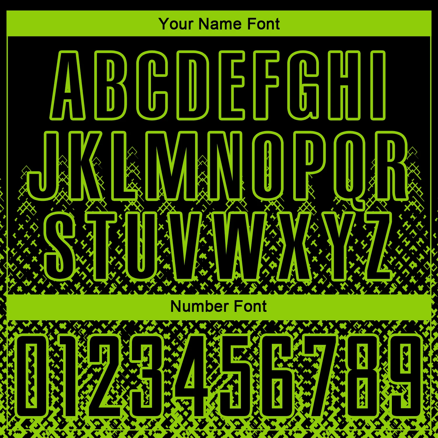 Custom Black Neon Green Geometric Shape Sublimation Soccer Uniform Jersey - Image 6