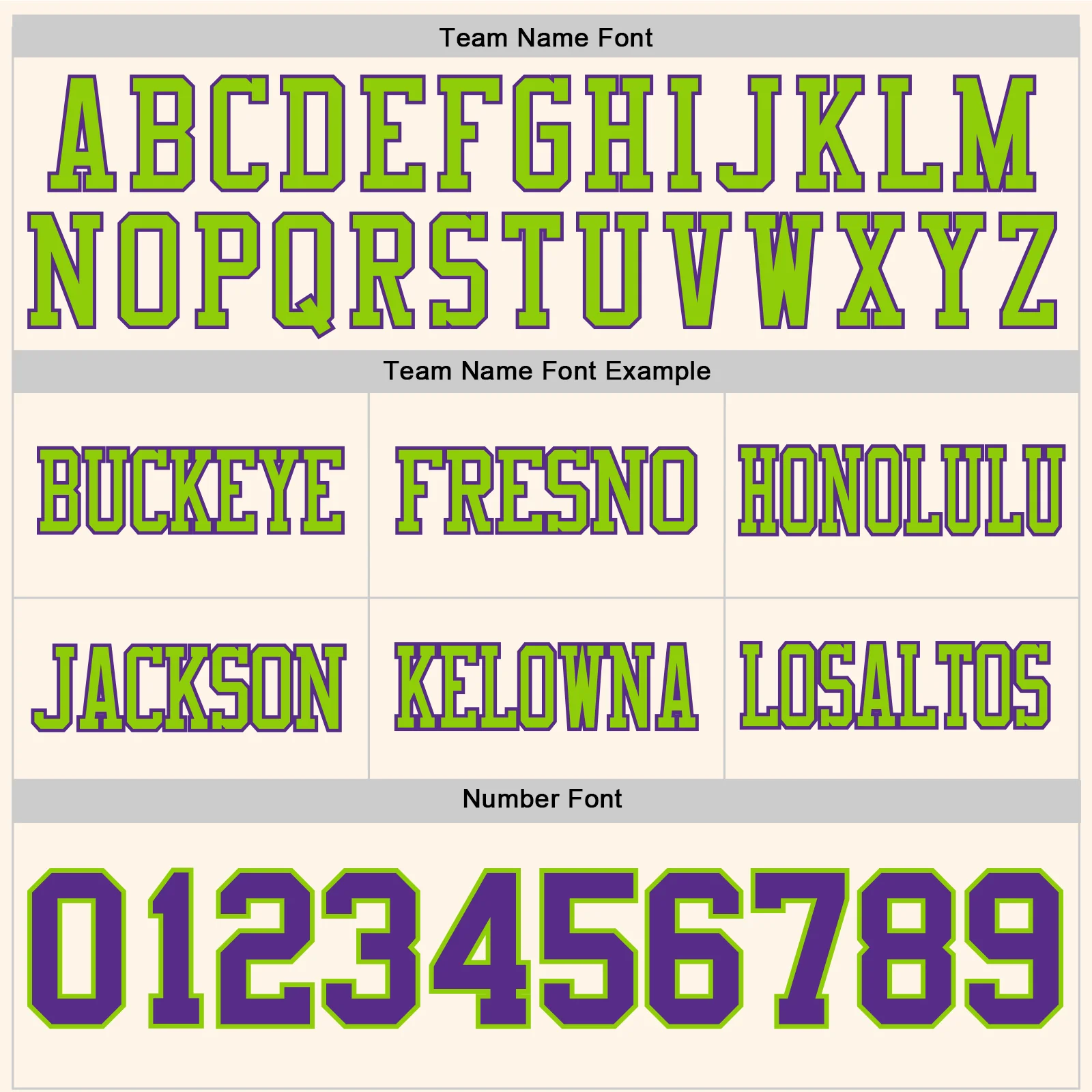 Custom Cream Purple-Neon Green Authentic Football Jersey - Image 4