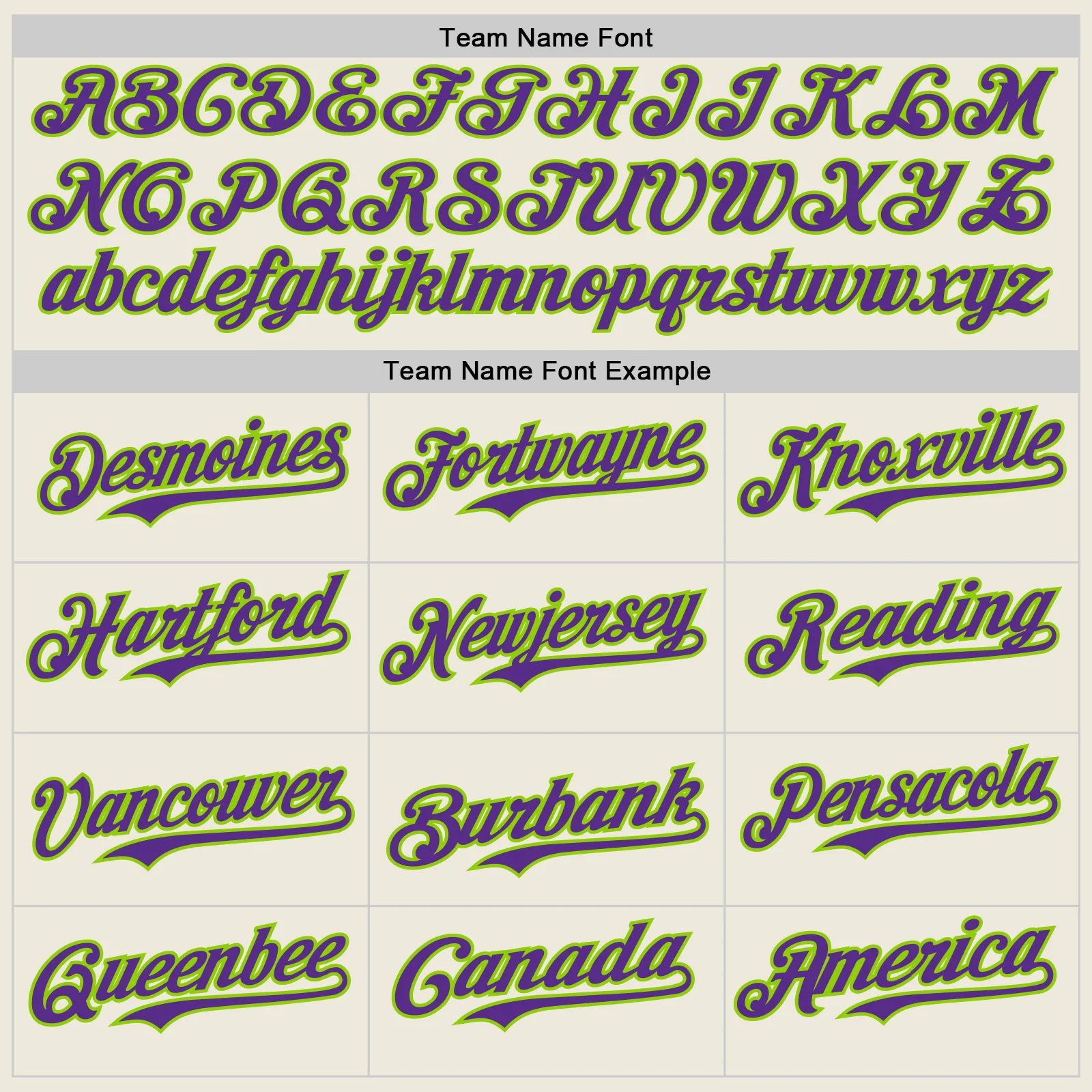 Custom Cream Purple Pinstripe Neon Green Authentic Two Tone Baseball Jersey - Image 4