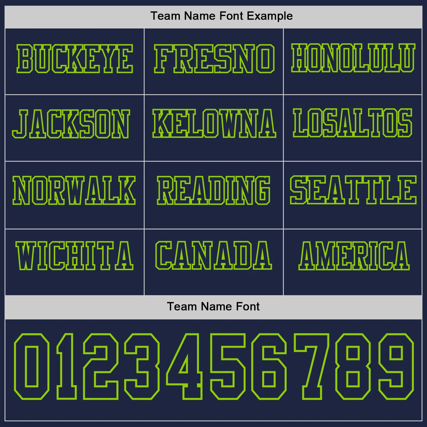 Custom Navy Neon Green Long Sleeve Authentic Football Jersey - Image 3