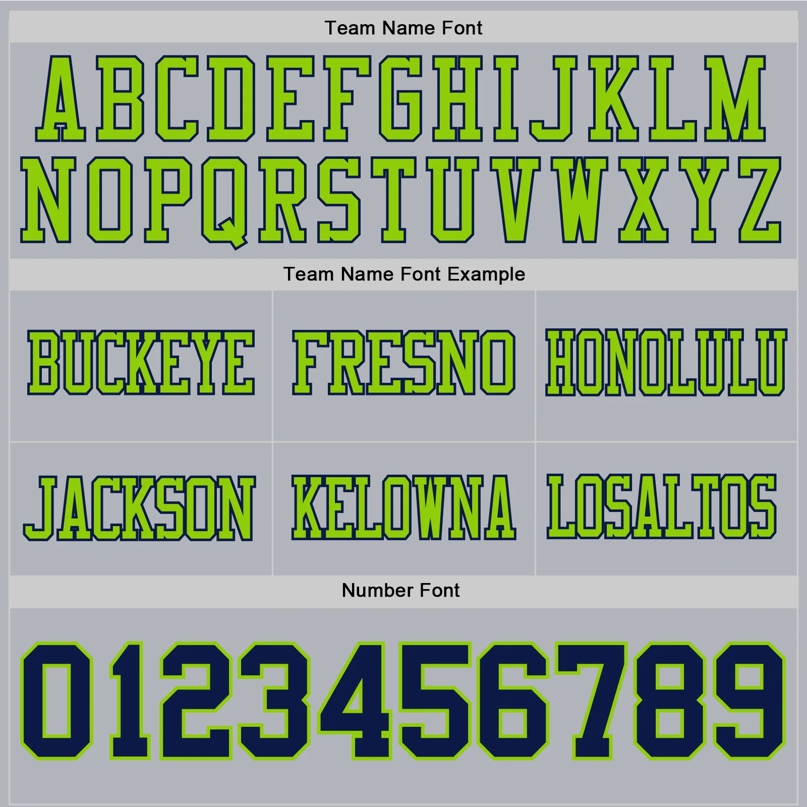 Custom Gray Navy-Neon Green Authentic Football Jersey - Image 4