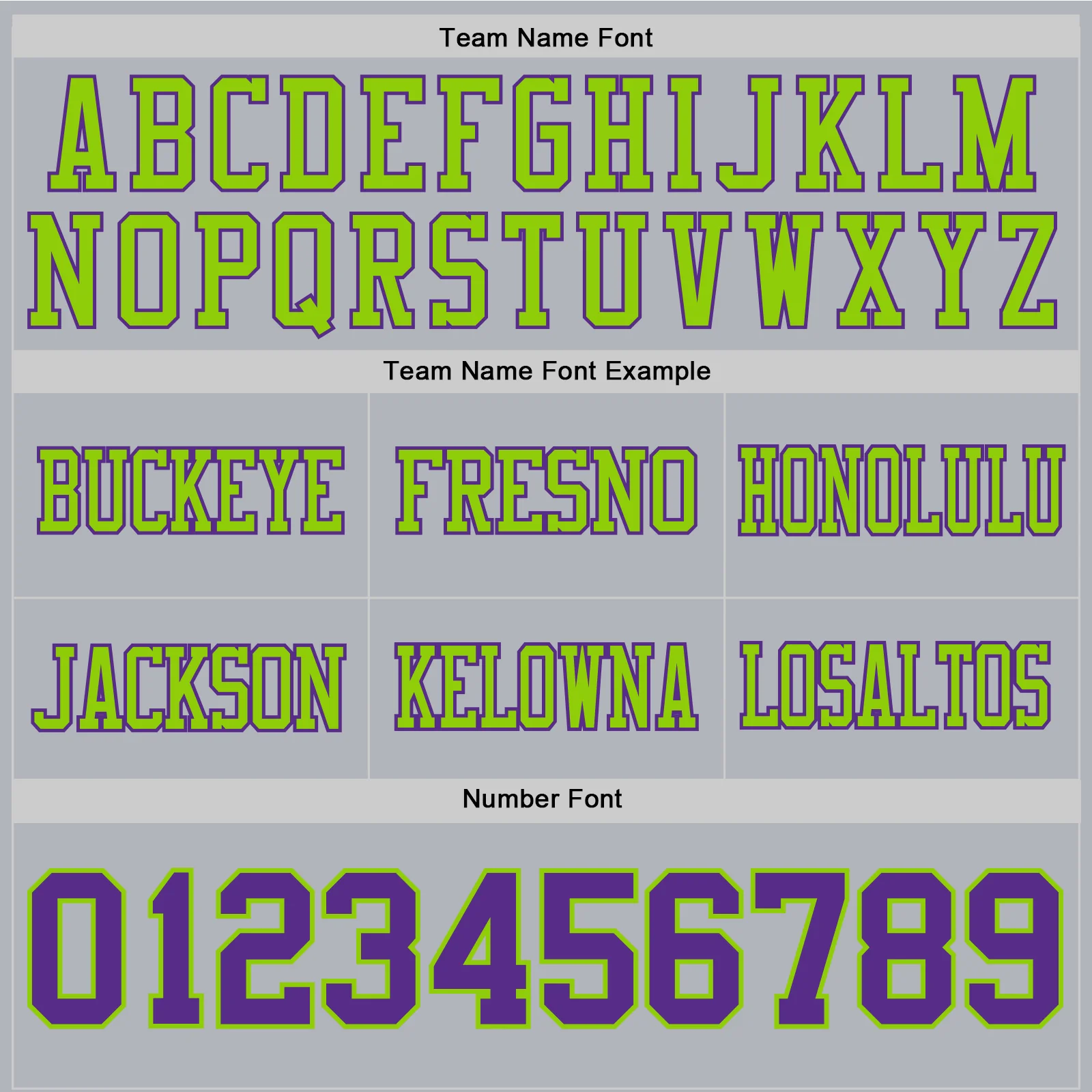 Custom Gray Purple-Neon Green Authentic Football Jersey - Image 4