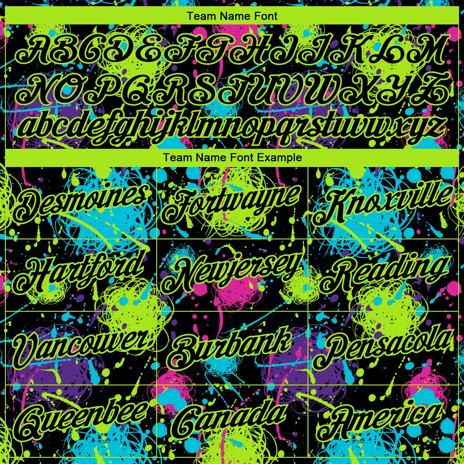 Custom Stitched Graffiti Pattern Black-Neon Green 3D Splash Grunge Art Sports Pullover Sweatshirt Hoodie - Image 3