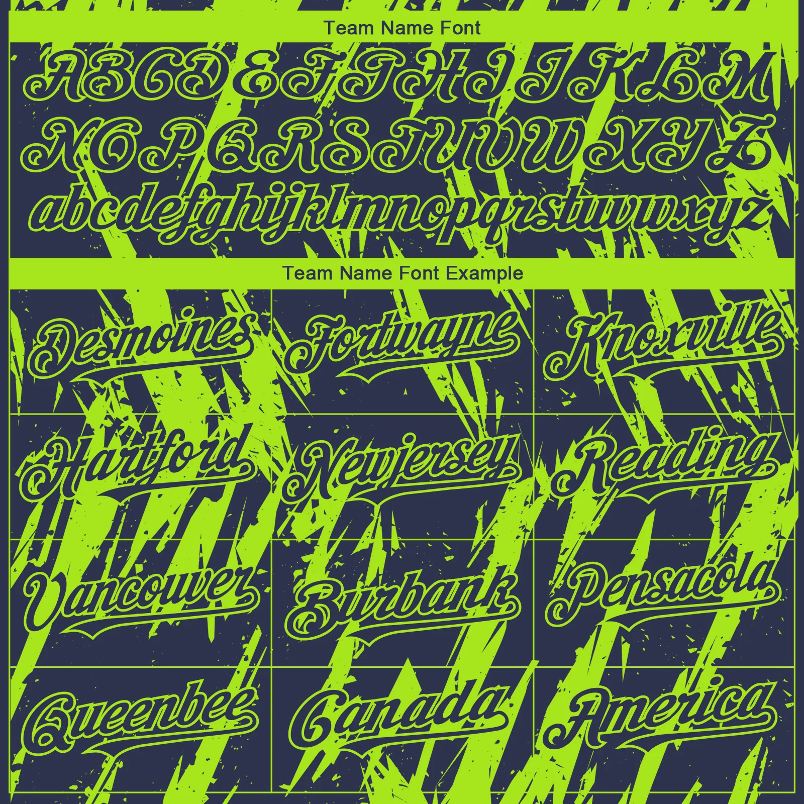 Custom Navy Neon Green Splatter Torn Sharp Brush Stroke Authentic Baseball Jersey - Image 4