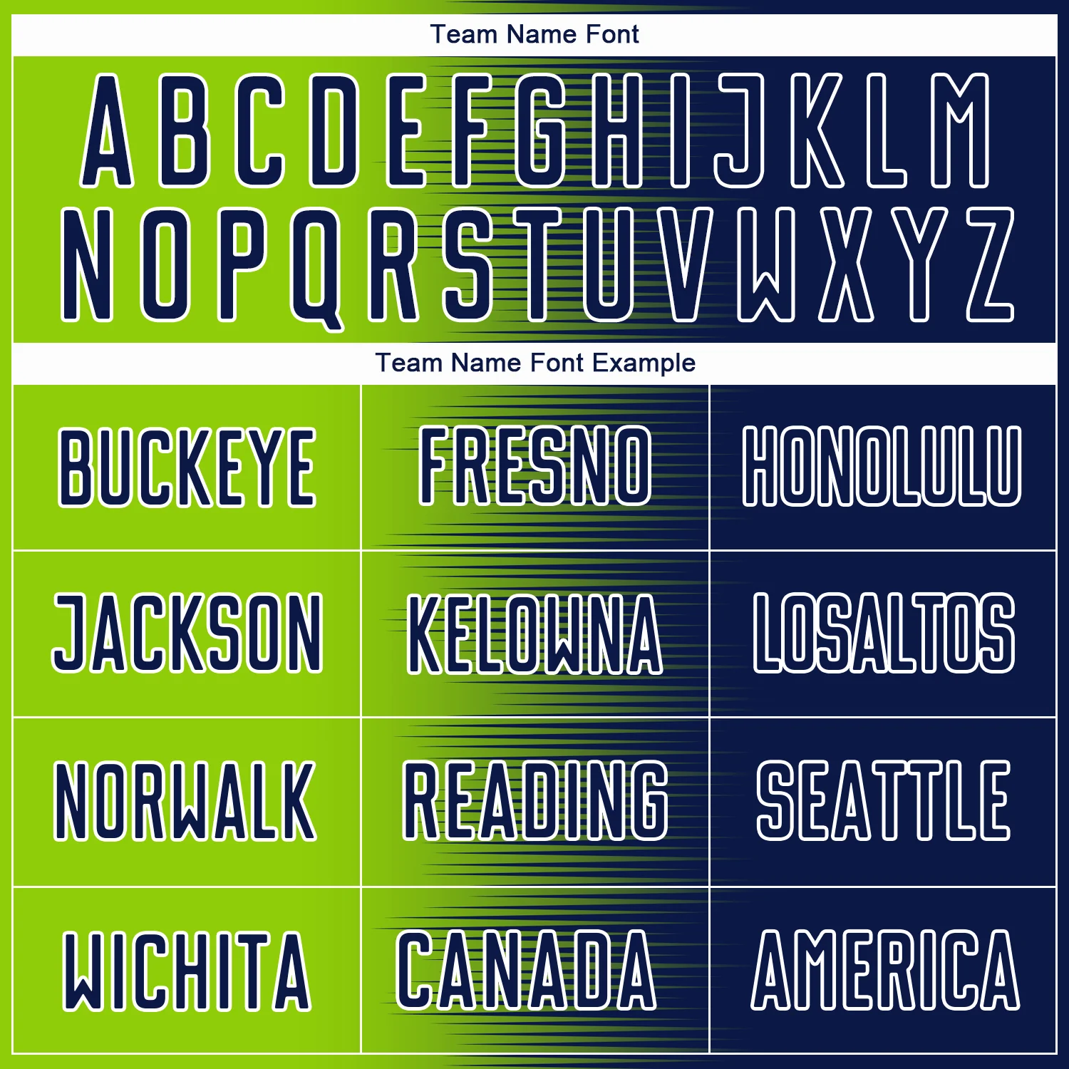 Custom Navy Neon Green-White Gradient Line Sublimation Soccer Uniform Jersey - Image 5