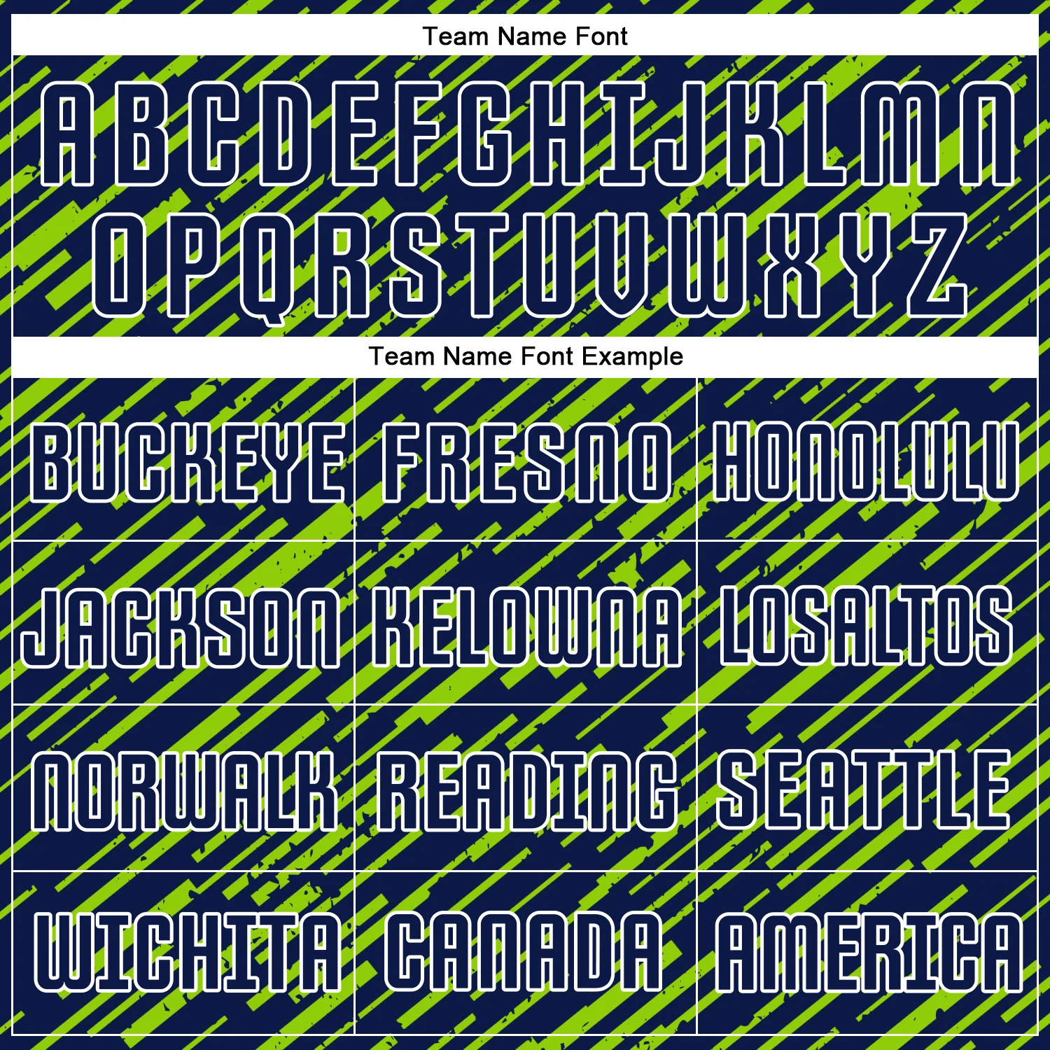Custom Navy Neon Green-White Line Sports Sublimation Soccer Uniform Jersey - Image 5