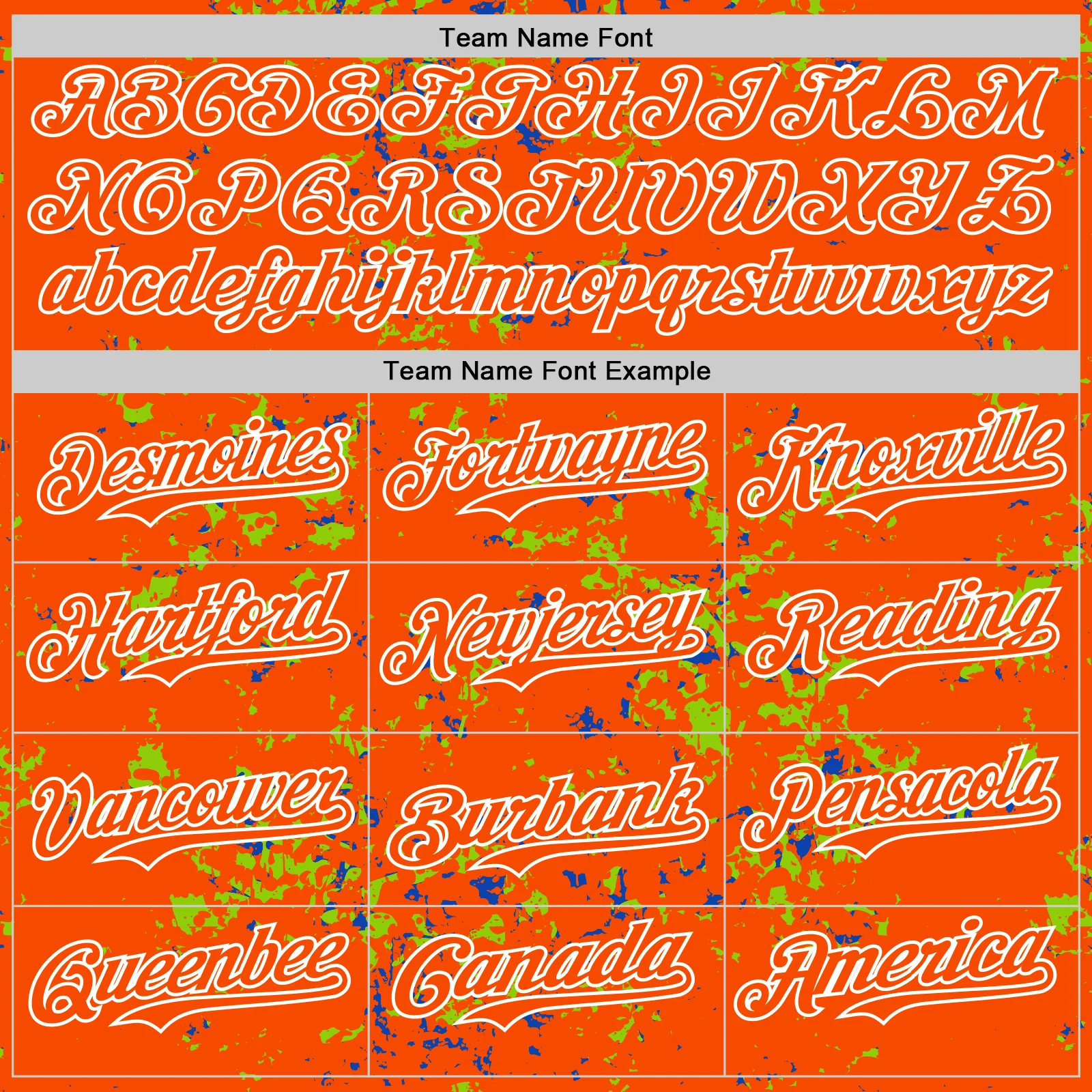 Custom Orange Neon Green Thunder Blue-White Fragment Pattern Bomber Full-Snap Varsity Letterman Hoodie Jacket - Image 5