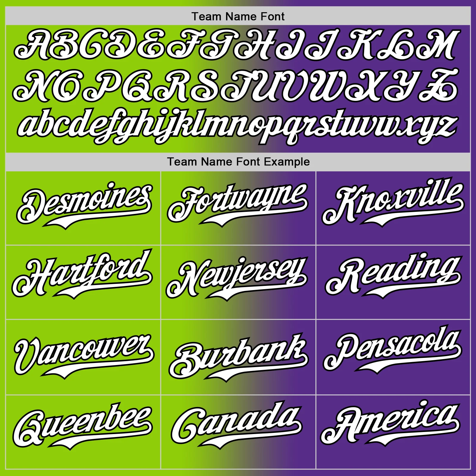 Custom Purple White Neon Green-Black Authentic Gradient Fashion Baseball Jersey - Image 4