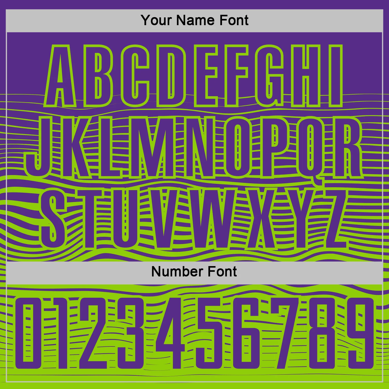 Custom Purple Neon Green Gradient Wave Line Sports Sublimation Soccer Uniform Jersey - Image 6
