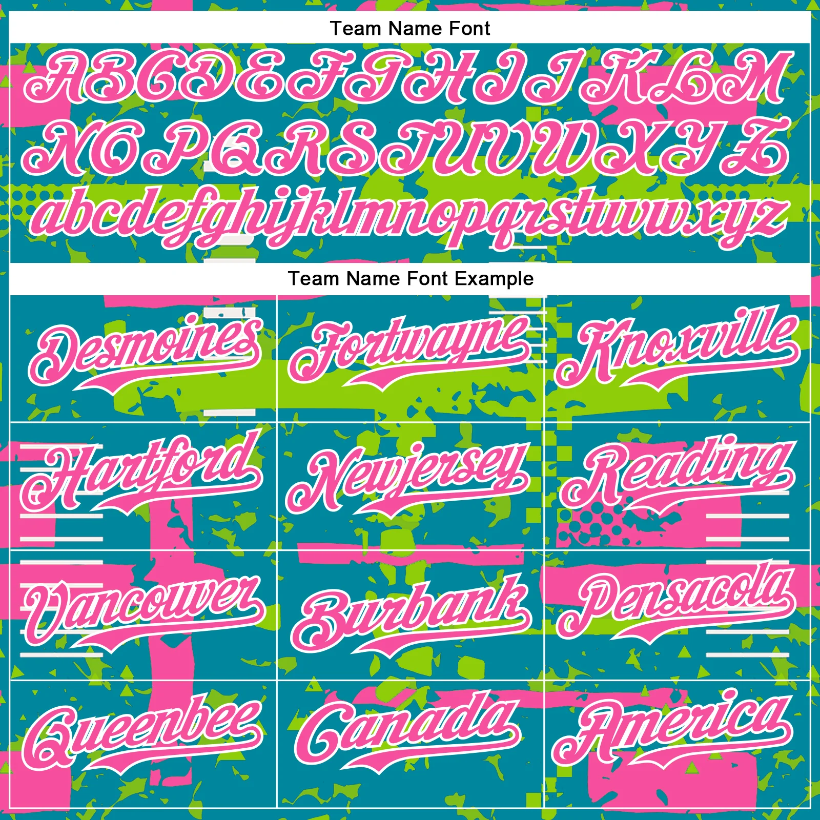 Custom Teal Pink Neon Green-White Abstract Fragment Shape Bomber Full-Snap Varsity Letterman Hoodie Jacket - Image 5