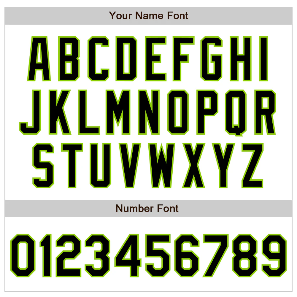 Custom White Black-Neon Green Authentic Baseball Jersey - Image 4