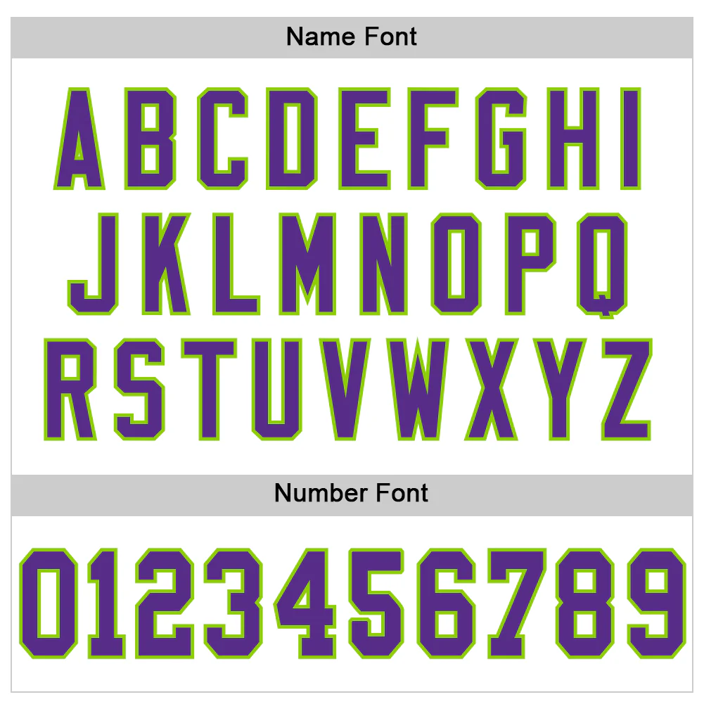 Custom White Purple-Neon Green Mesh Authentic Football Jersey - Image 4