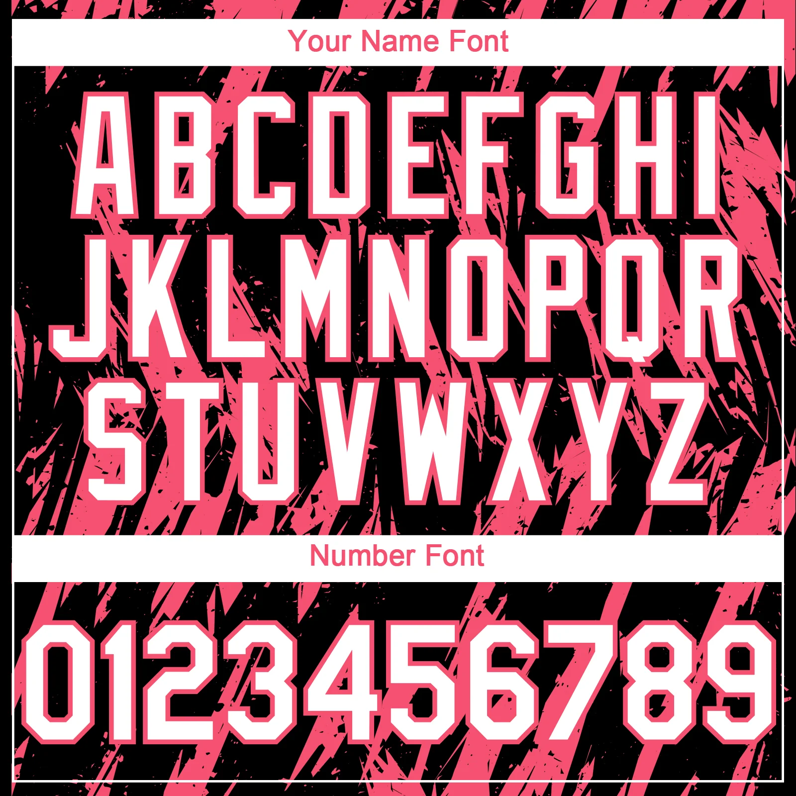 Custom Black White-Neon Pink Splatter Torn Sharp Brush Stroke Authentic Baseball Jersey - Image 5