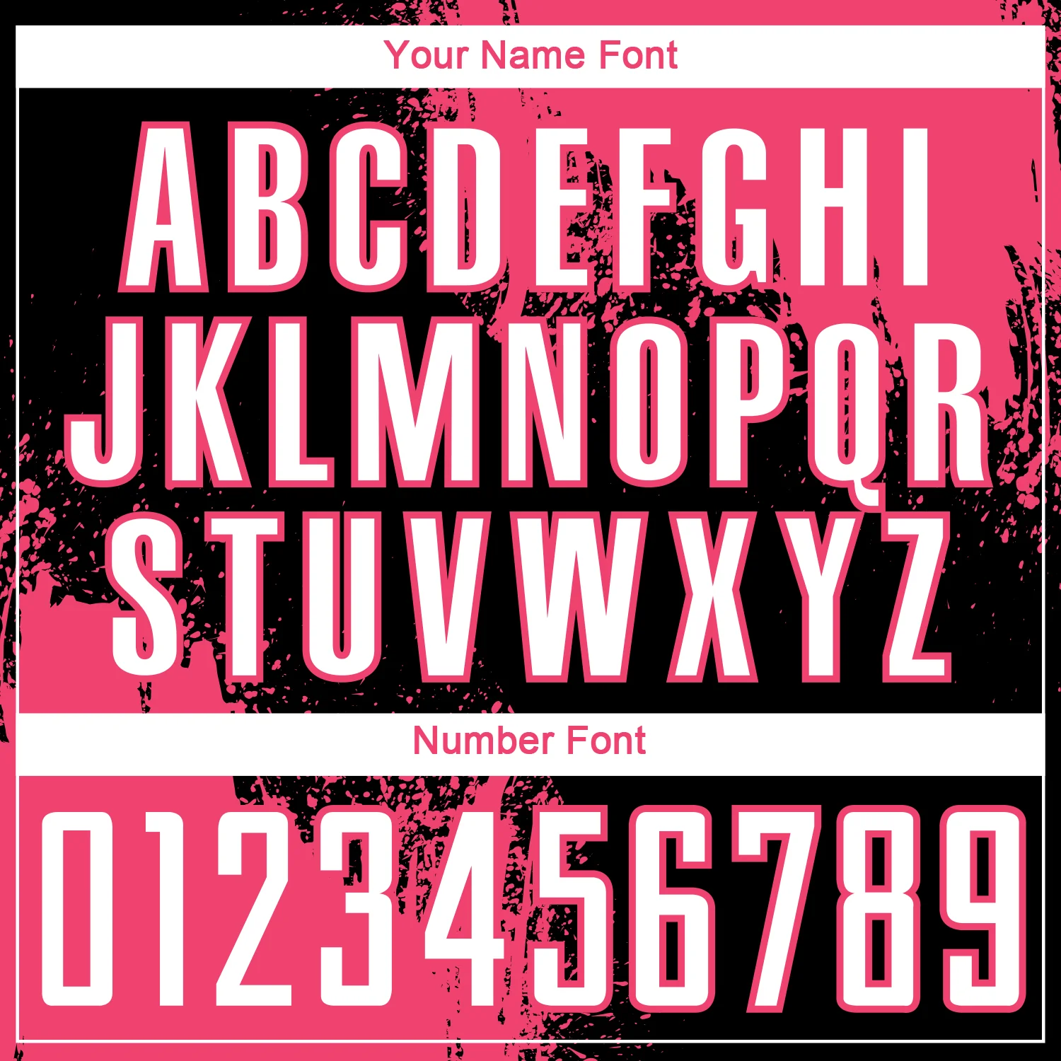 Custom Black White-Neon Pink Abstract Brush Stroke Sports Sublimation Soccer Uniform Jersey - Image 6