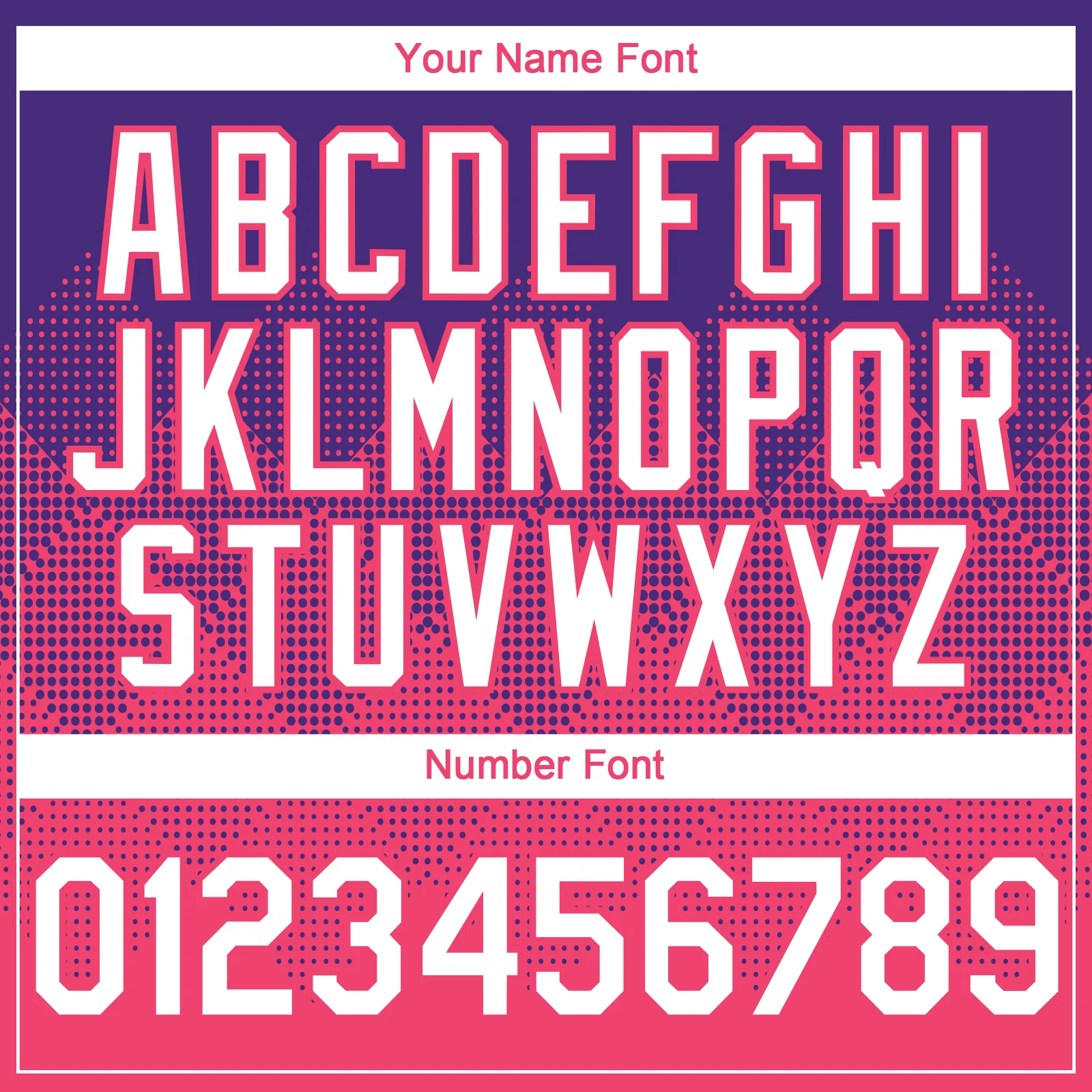 Custom Purple White-Neon Pink 3D Gradient Square Shape Authentic Baseball Jersey - Image 5