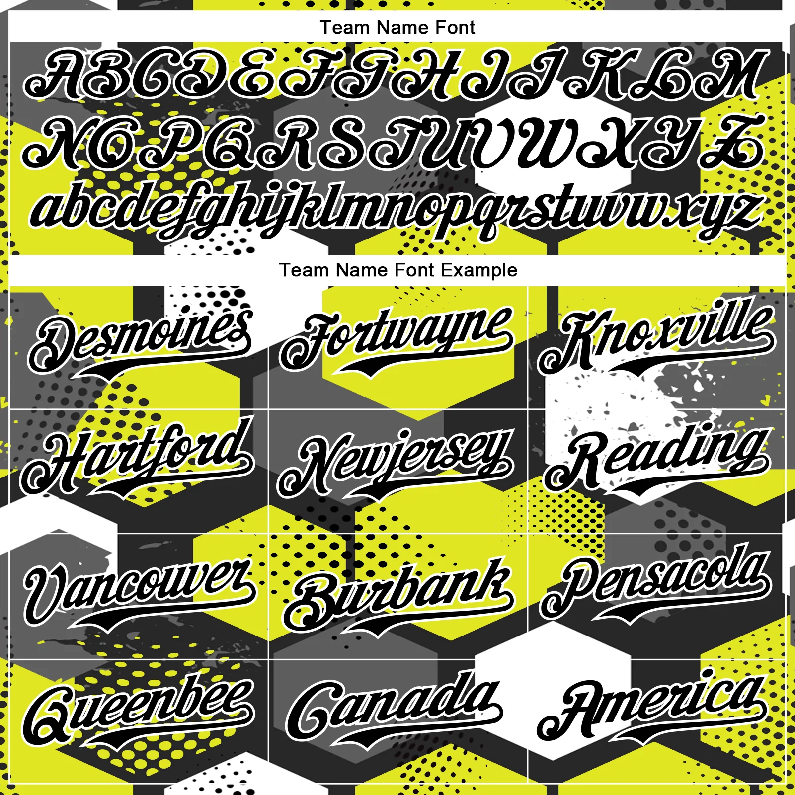 Custom Black Neon Yellow-White Geometric Shape Bomber Full-Snap Varsity Letterman Hoodie Jacket - Image 5