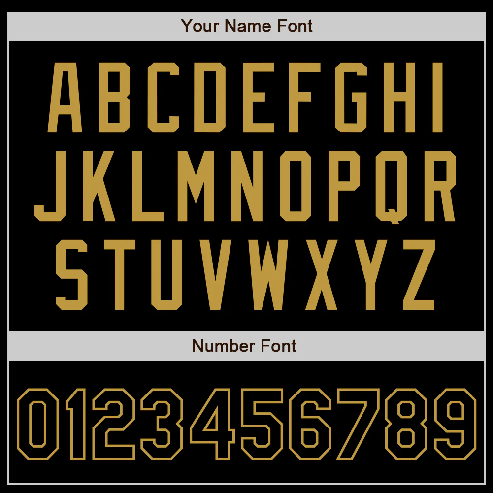 Custom Black Old Gold Authentic Baseball Jersey - Image 4