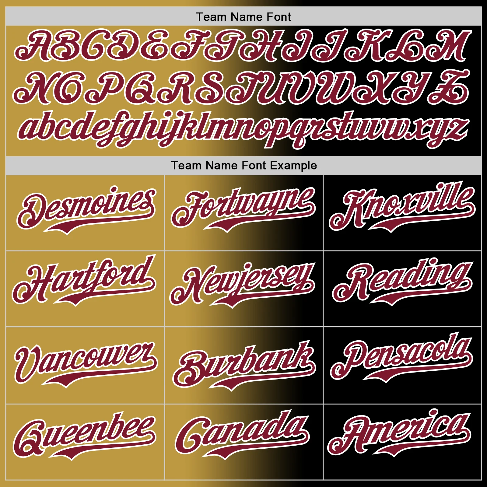 Custom Black Crimson Old Gold-White Authentic Gradient Fashion Baseball Jersey - Image 4