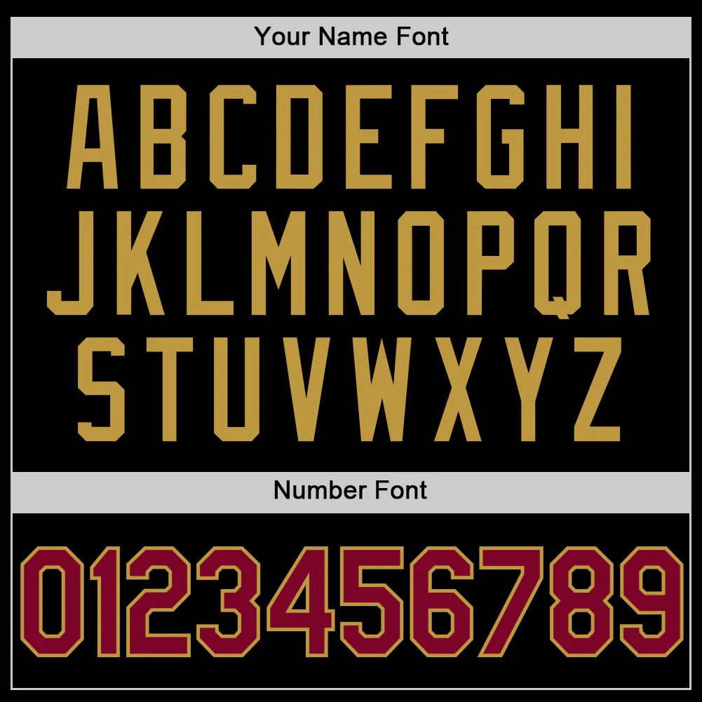 Custom Black Maroon-Old Gold Authentic Basketball Jersey - Image 3
