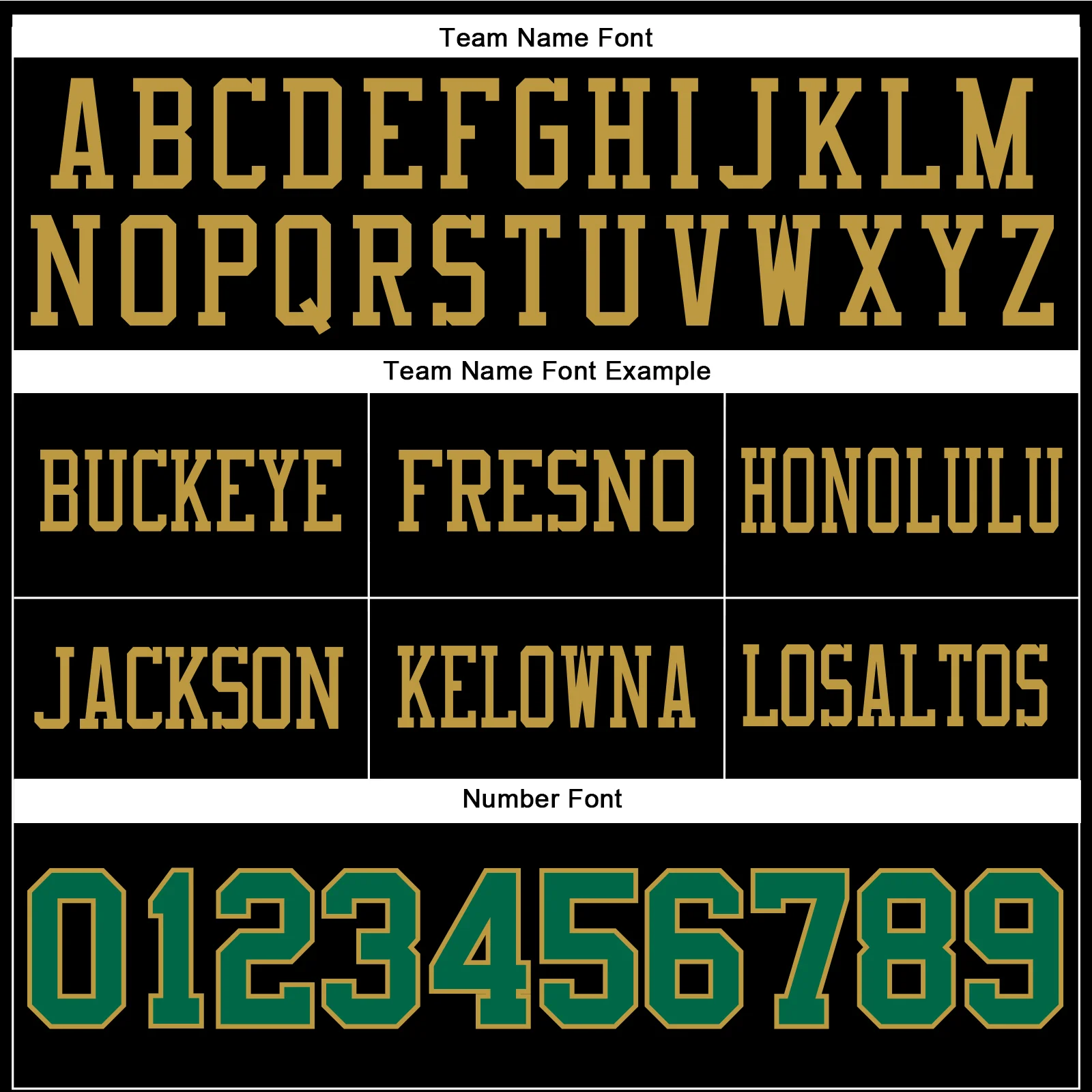 Custom Black Kelly Green-Old Gold Authentic Football Jersey - Image 4