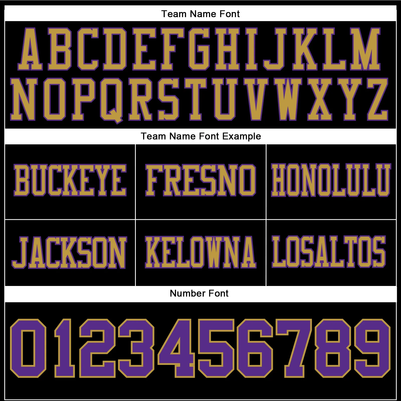 Custom Black Purple-Old Gold Authentic Football Jersey - Image 4