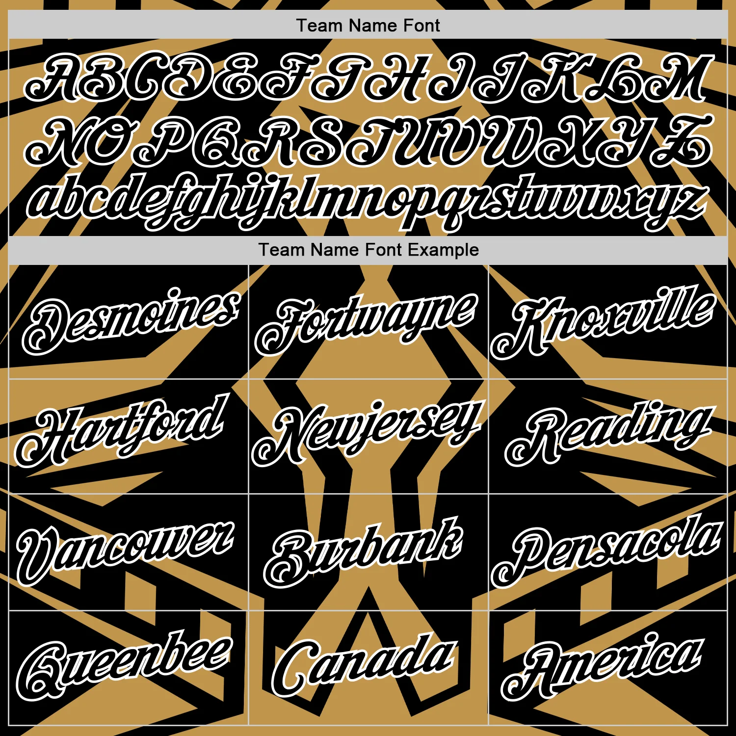 Custom Black Old Gold-White 3D Esports Performance T-Shirt - Image 3
