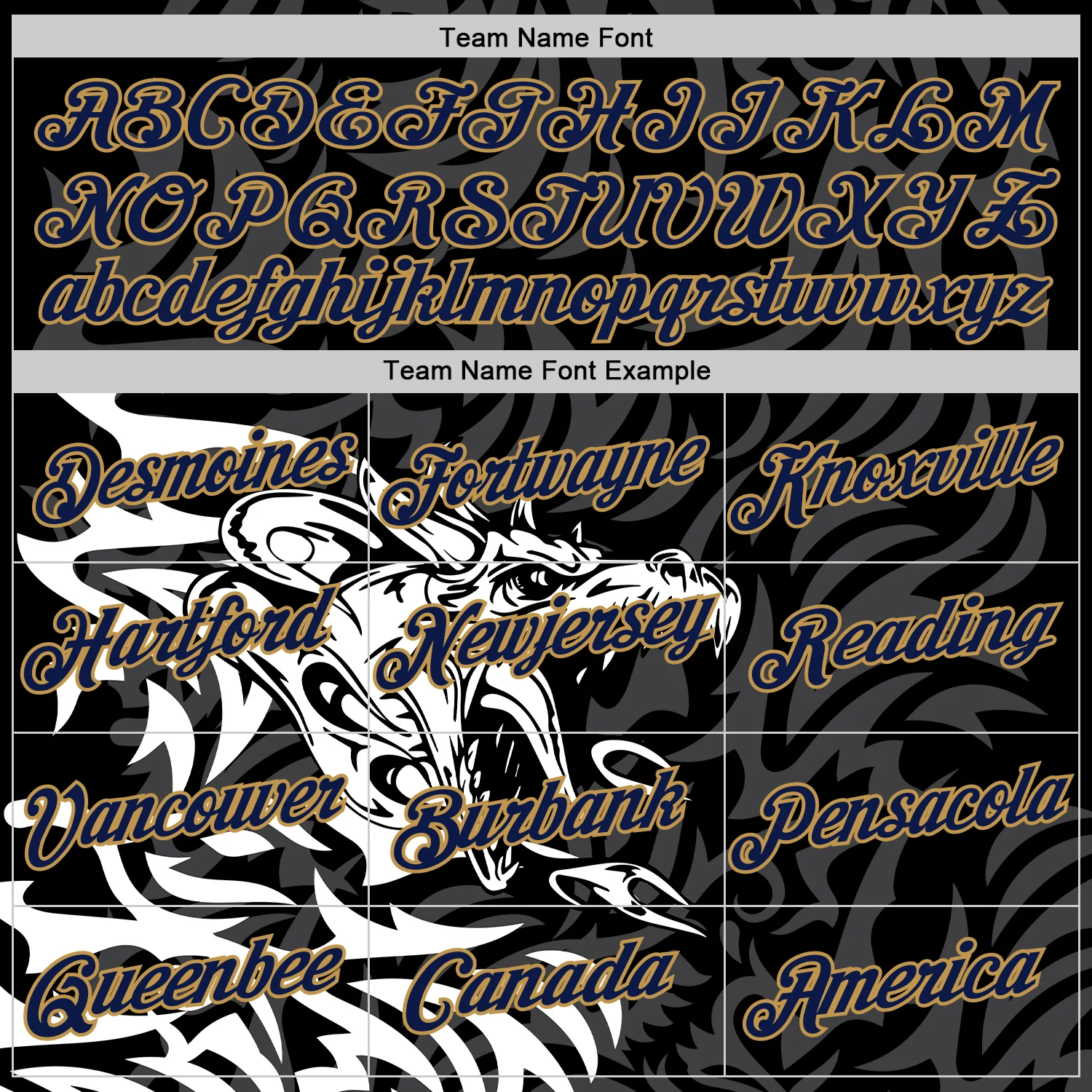 Custom Black Navy-Old Gold 3D Esports Performance T-Shirt - Image 3